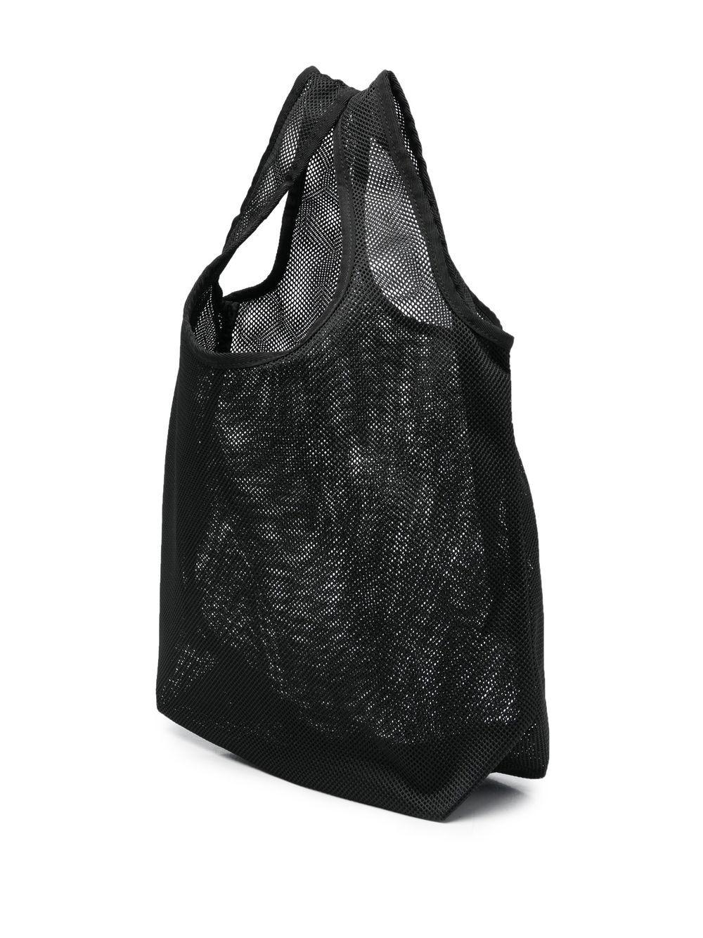 logo-print mesh tote bag Product Image