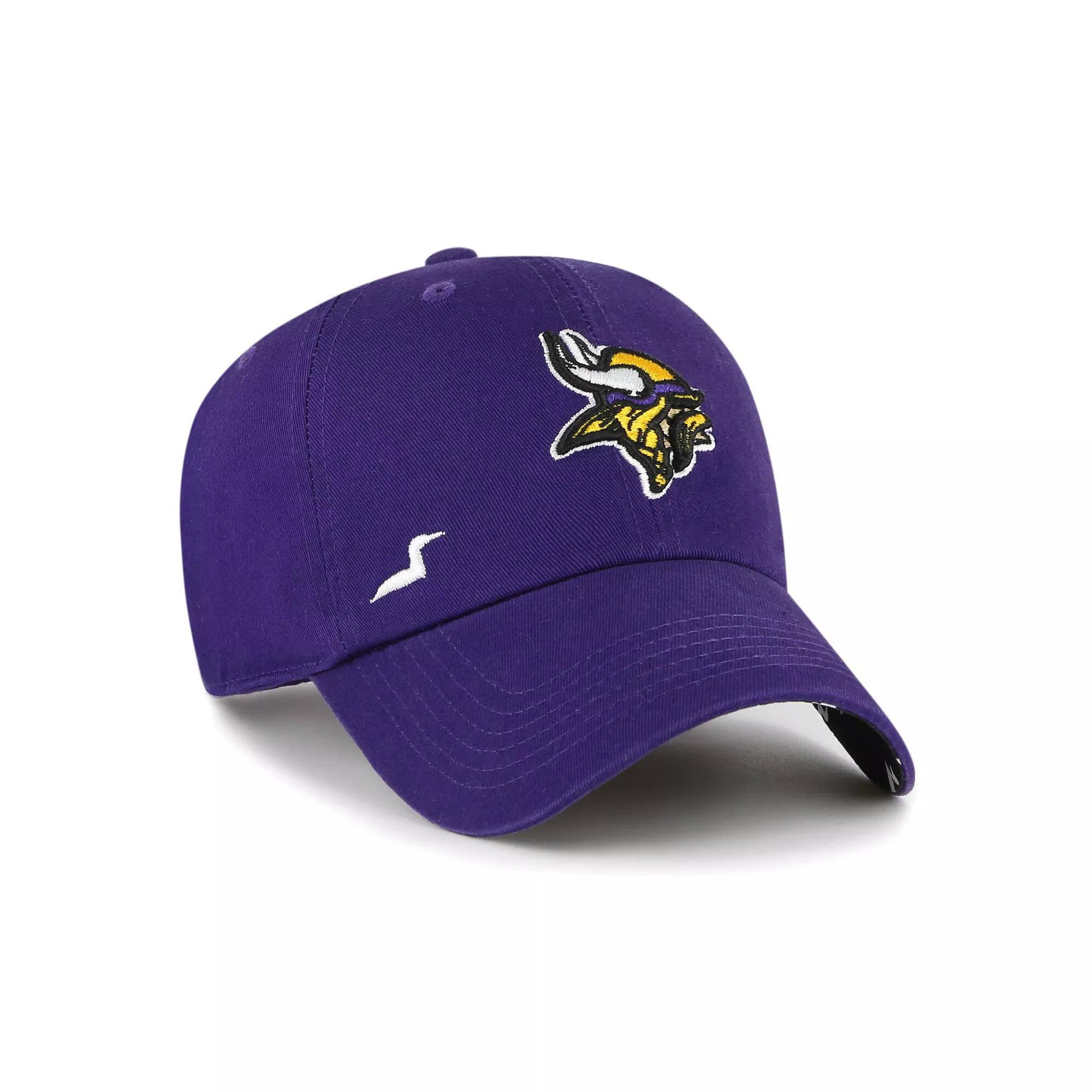 Women's '47  Purple Minnesota Vikings Confetti Icon Clean Up Adjustable Hat Product Image