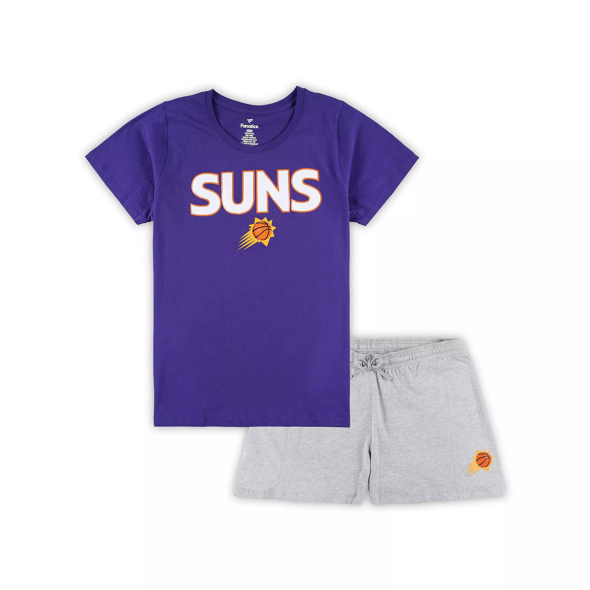 Women's Fanatics Branded Purple/Heather Gray Phoenix Suns Plus  Product Image