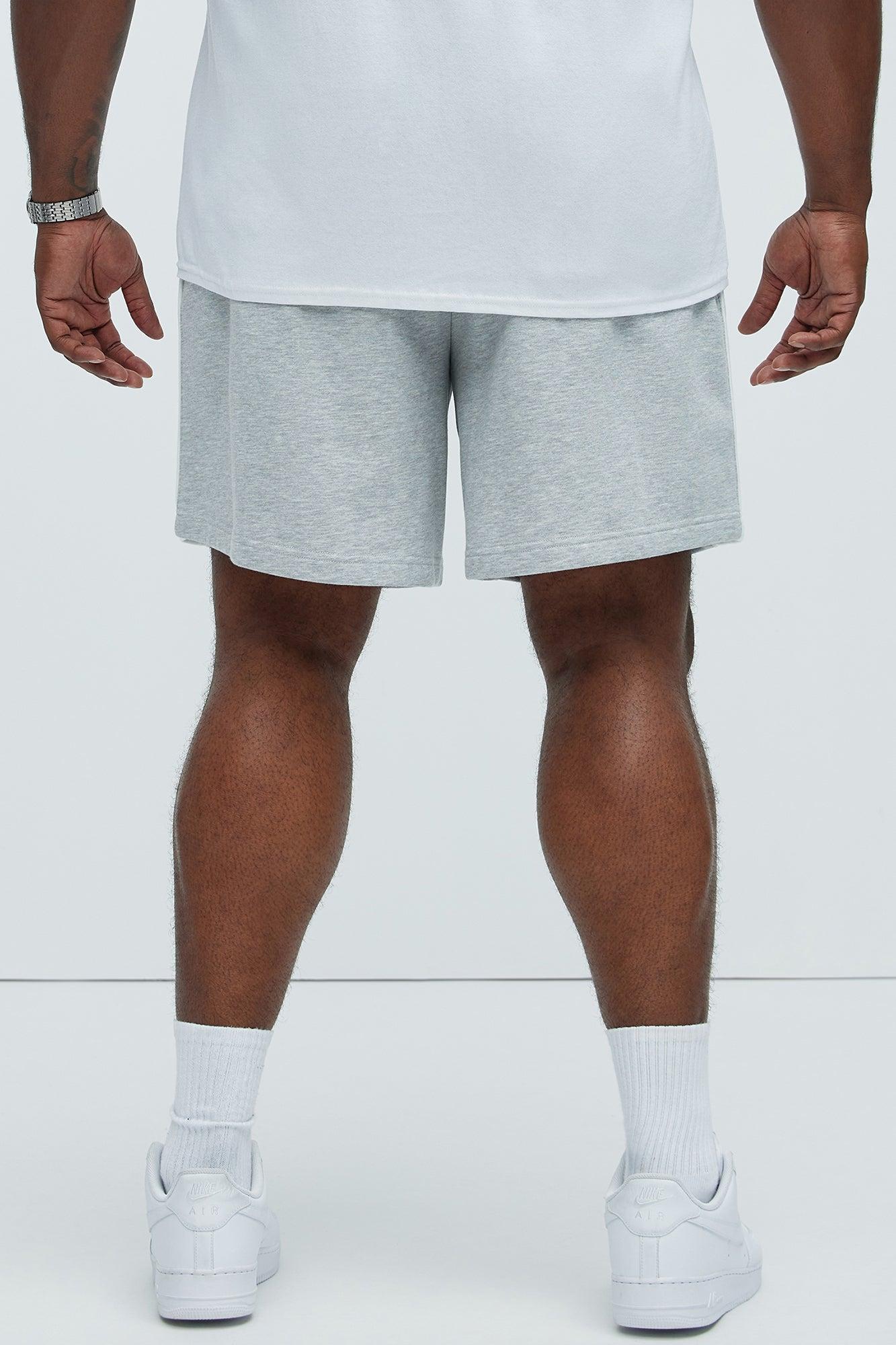 Tyson Pick Me Up Relaxed Shorts - Heather Grey Product Image