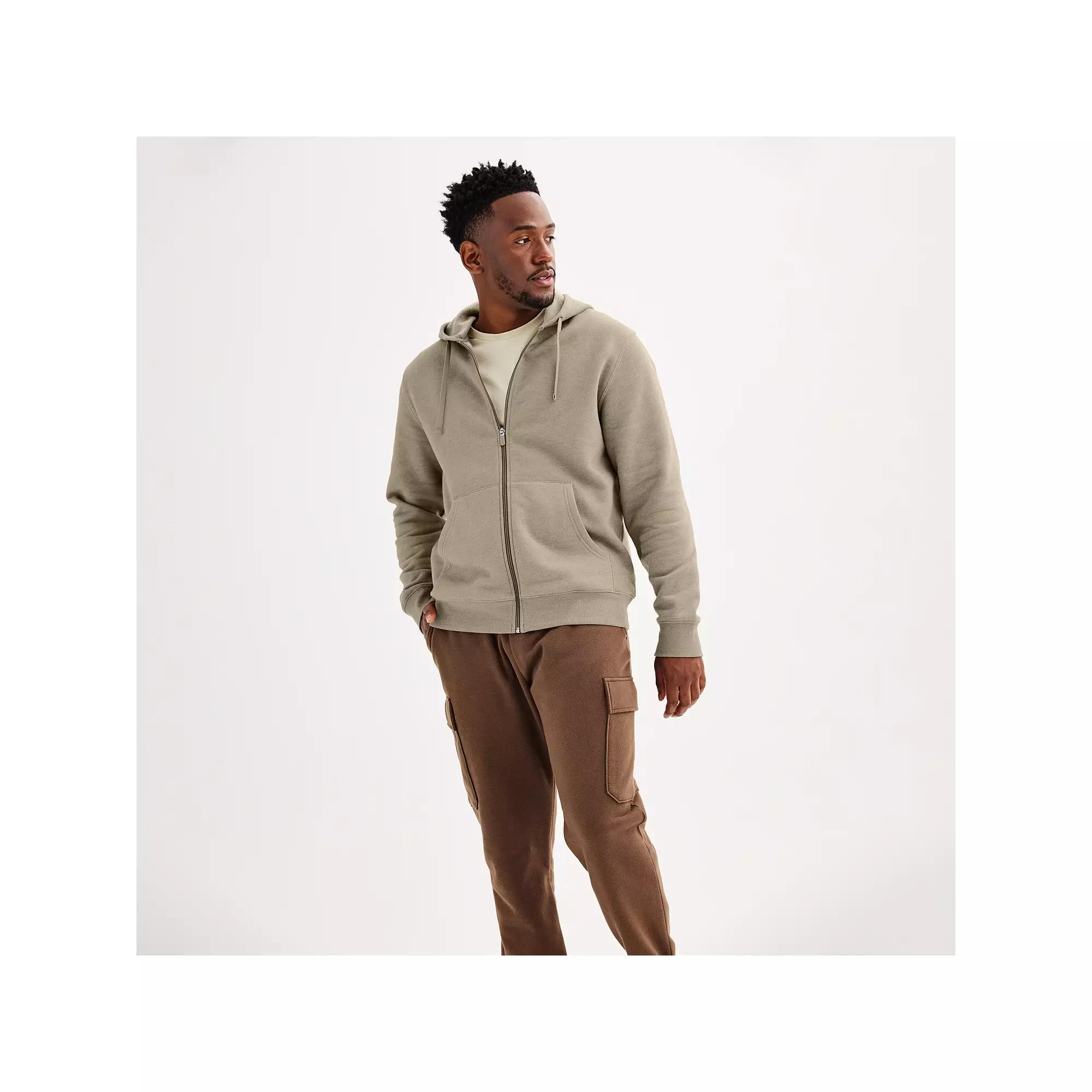 Men's Tek Gear® Ultra Soft Fleece Zip Front Hoodie,  Product Image