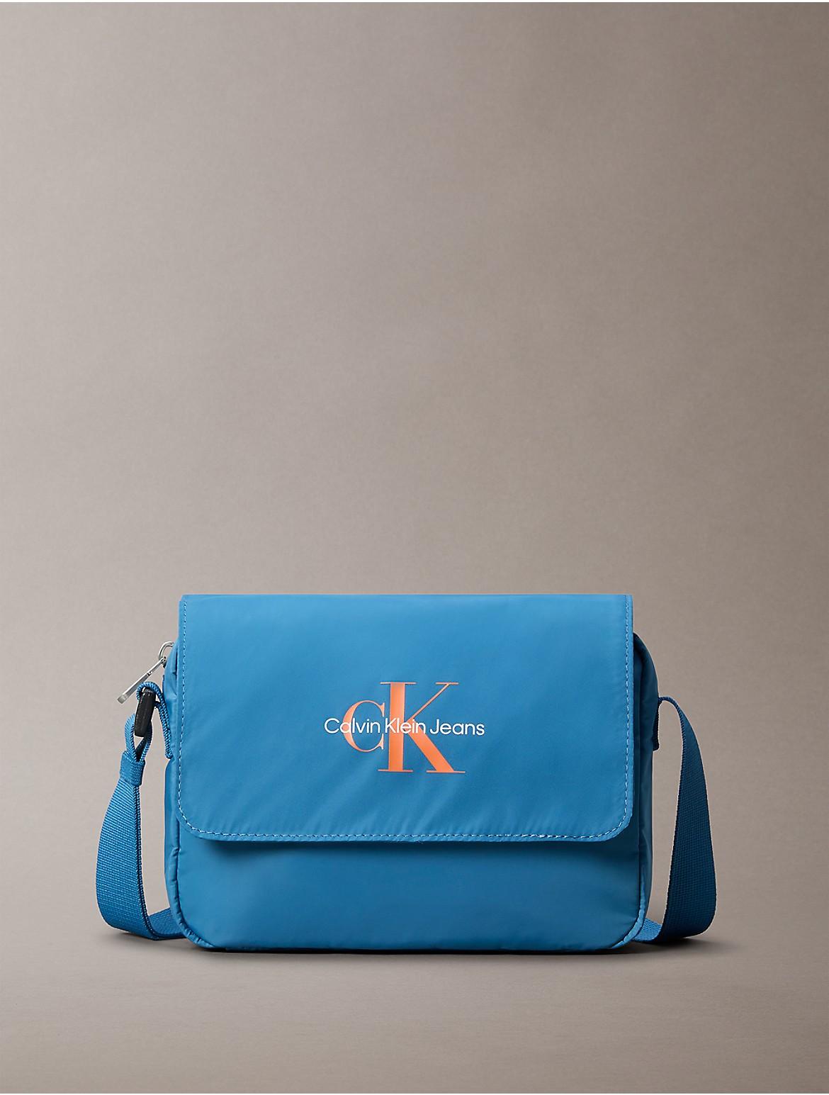 Calvin Klein Mens Sport Essentials Flap Crossbody Bag - Blue Product Image