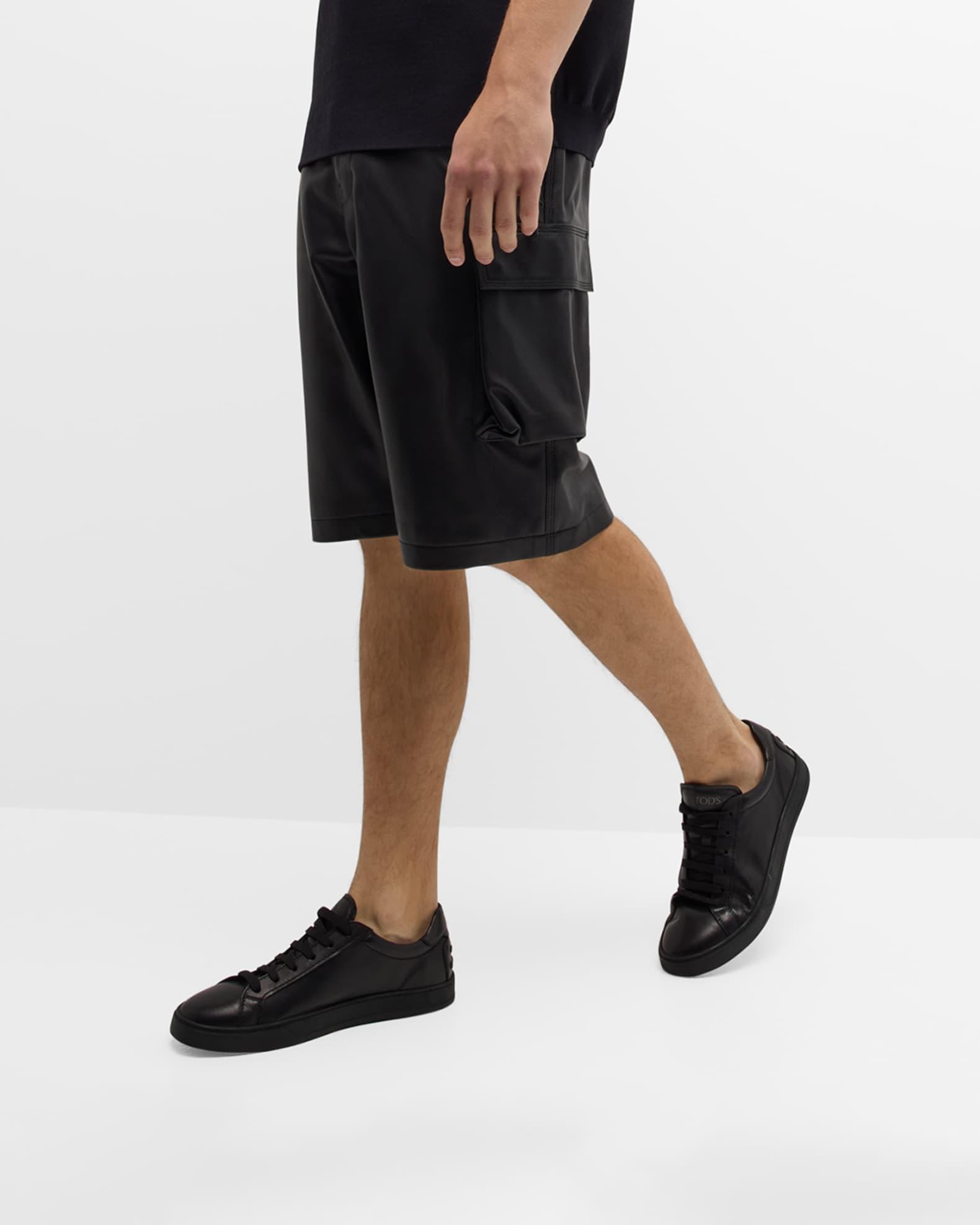 Men's Allacciata Cassetta Leather Low-Top Sneakers Product Image