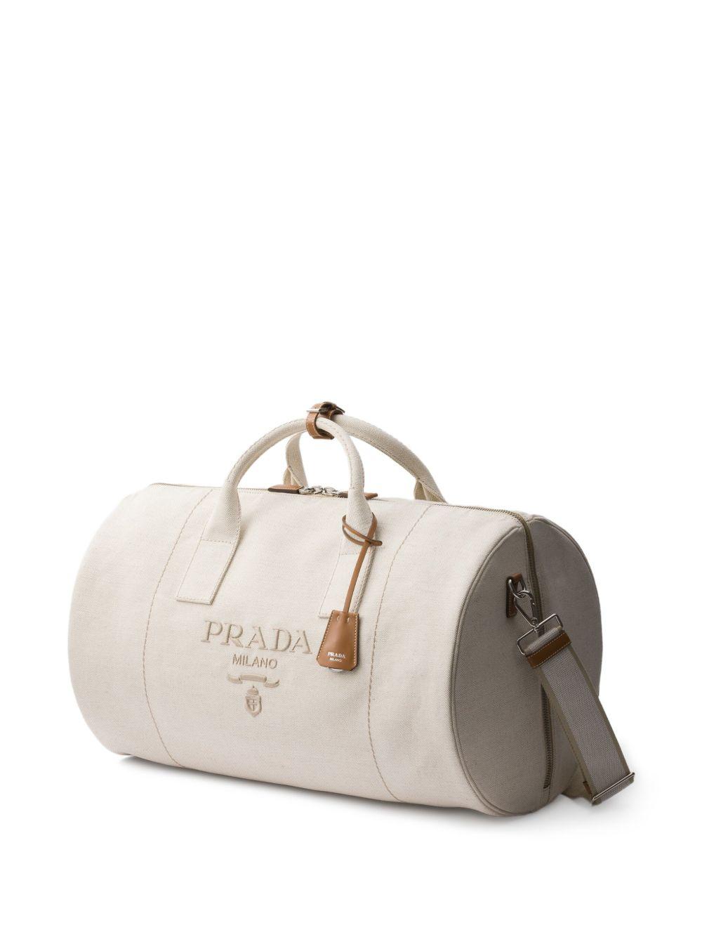 logo-embossed duffle bag Product Image