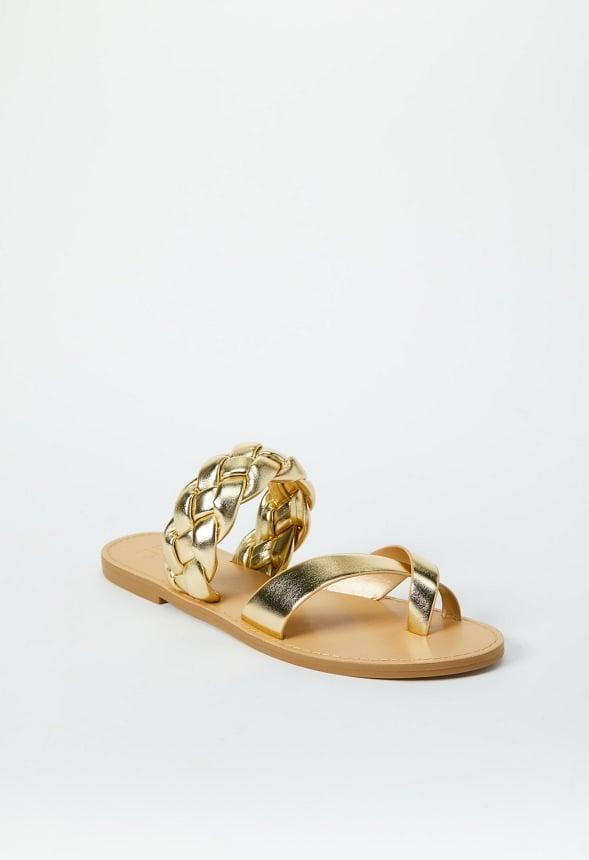 JustFab Margaux Platform Loafer Pump Womens Black/ White Size 8.5 Product Image