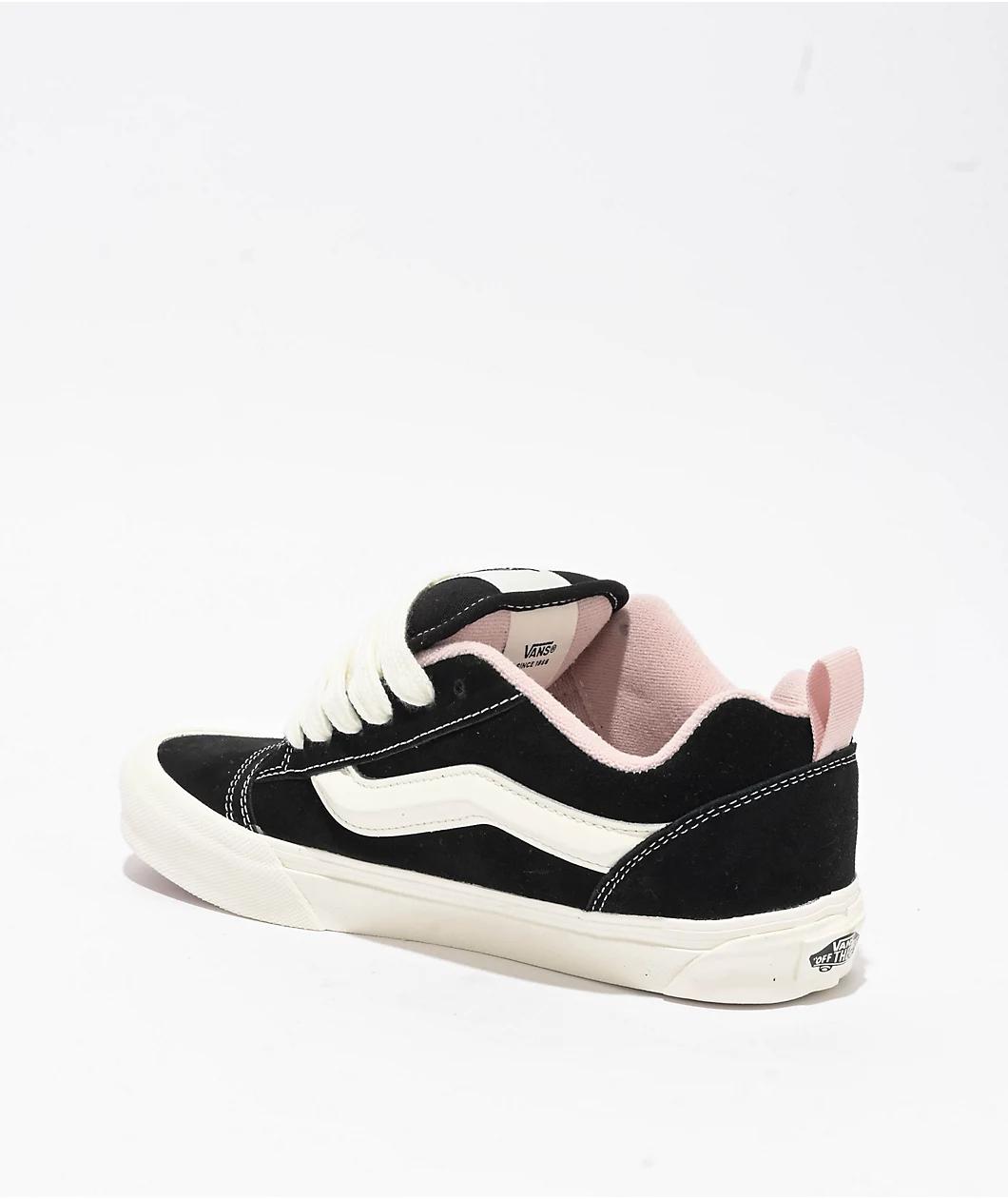 Vans Knu Skool Black & Sepia Rose Skate Shoes Product Image