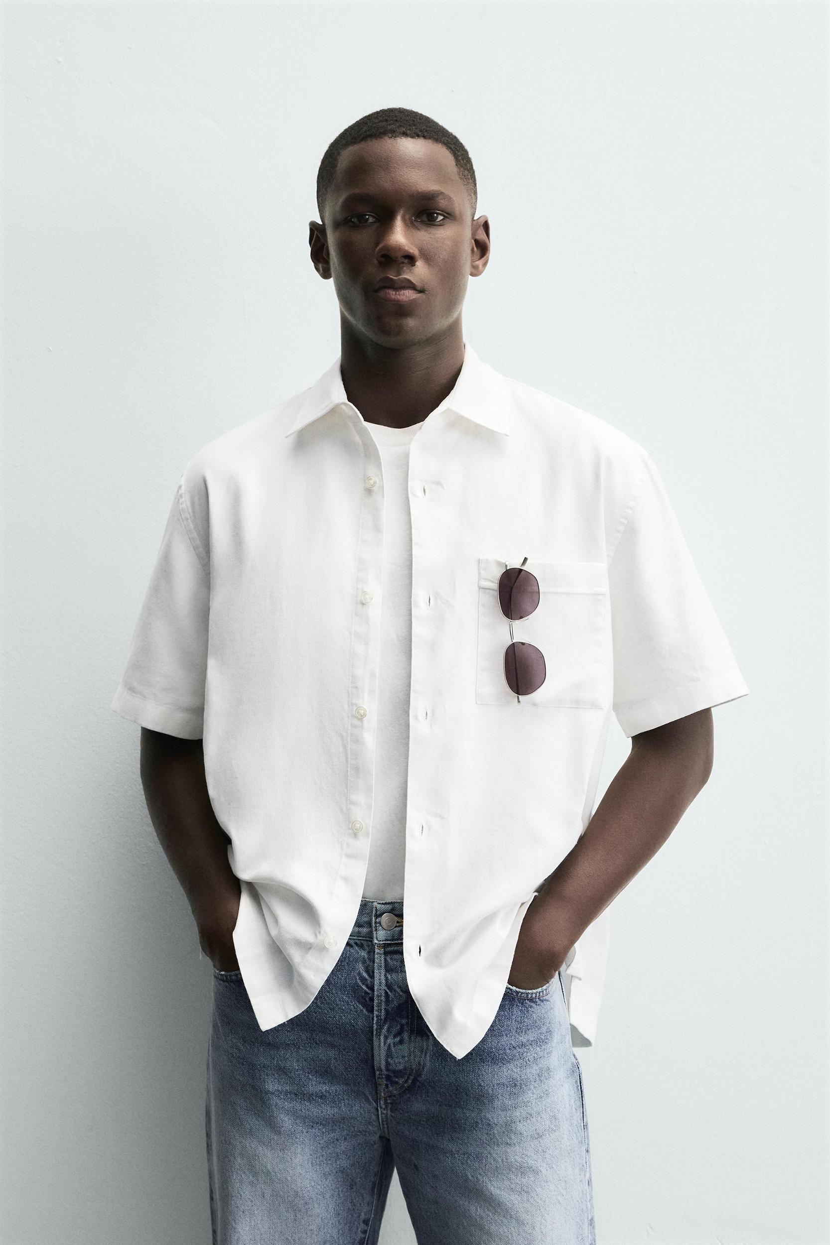 COTTON LINEN SHIRT Product Image