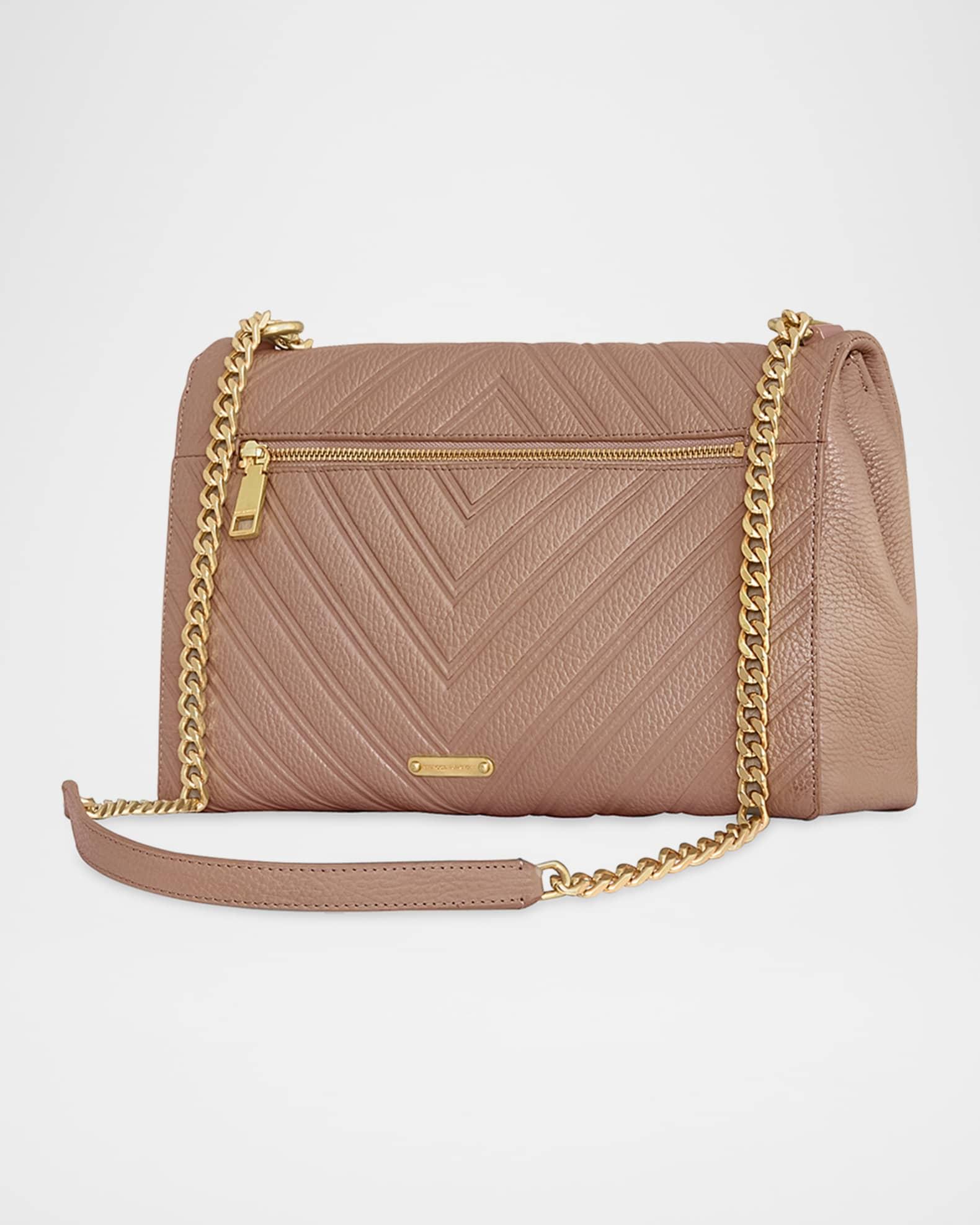 Edie Large Embossed Leather Shoulder Bag Product Image