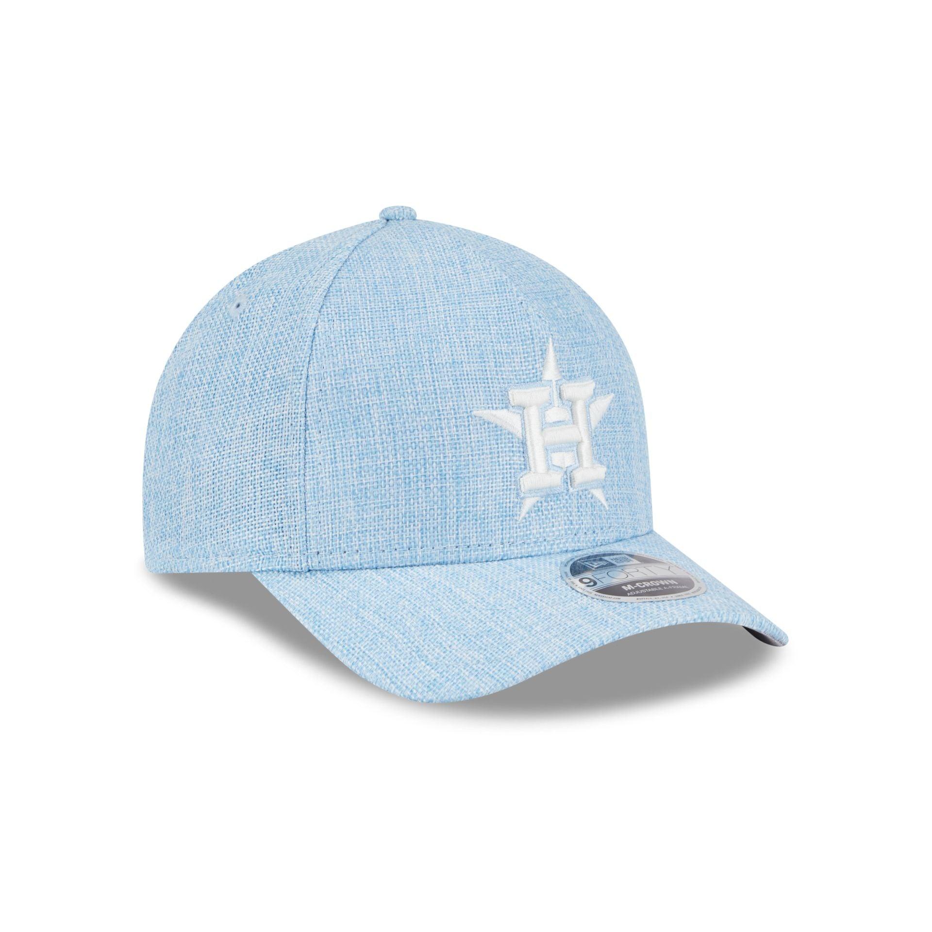 Houston Astros Cotton Weaver Blue 9FORTY M-Crown A-Frame Snapback Hat Male Product Image