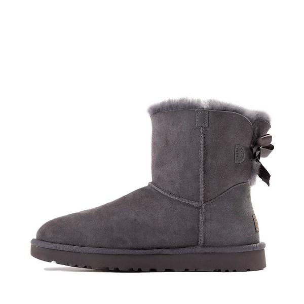 Womens UGG® Mini Bailey Bow II Boot - Obsidian Product Image