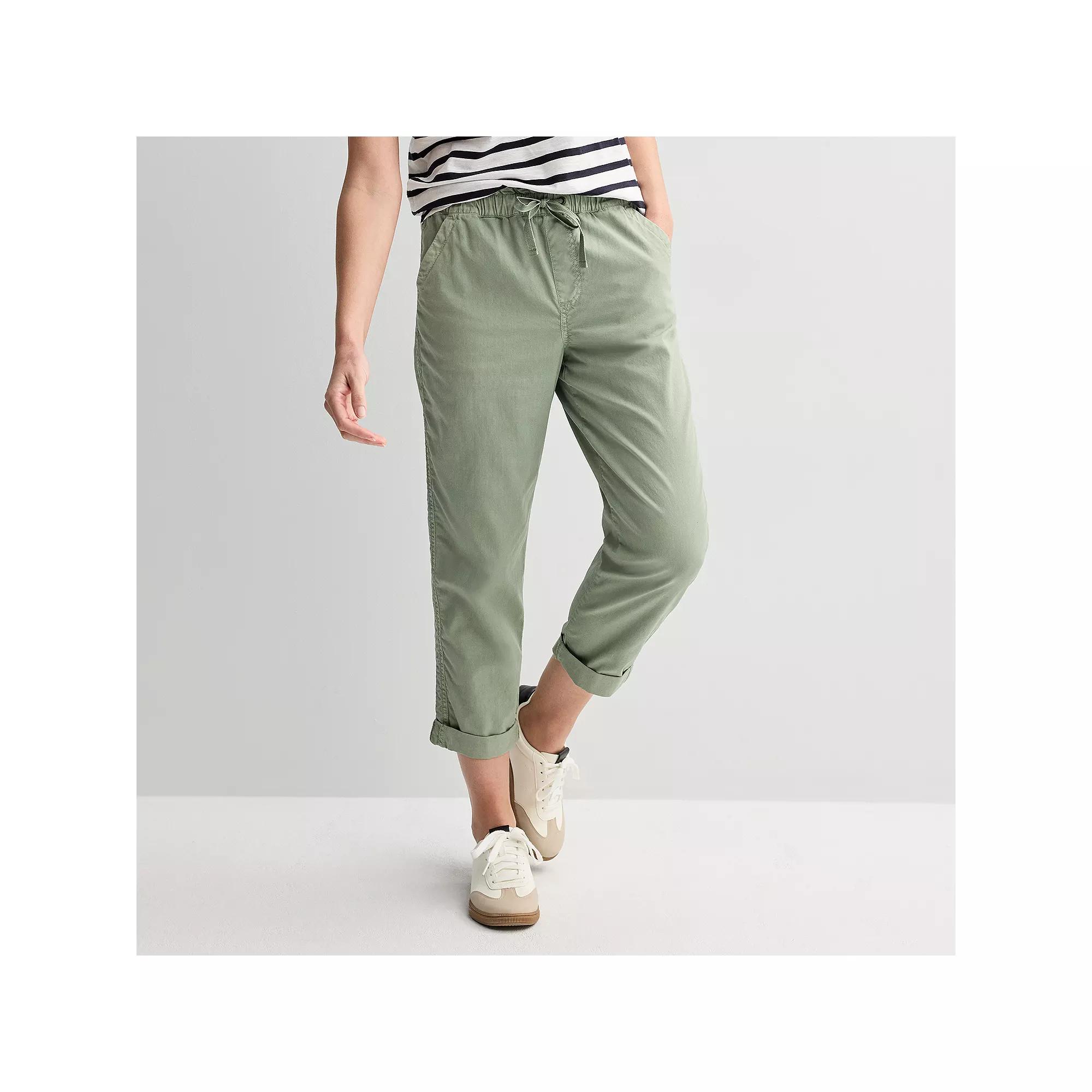 Women's Sonoma Goods For Life® Easy Paper Bag Waist Capri,  Product Image