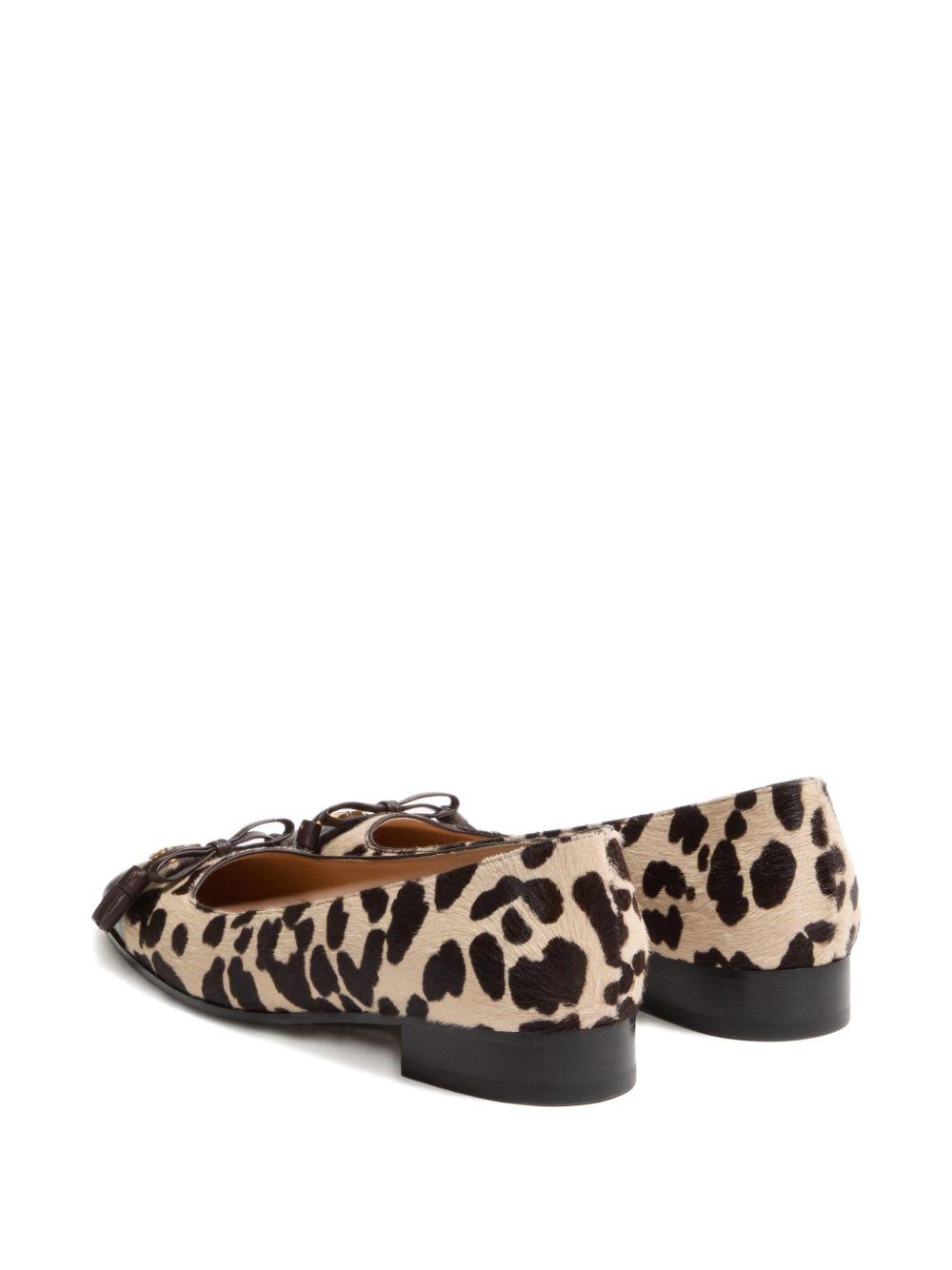 leopard print ballet flats Product Image