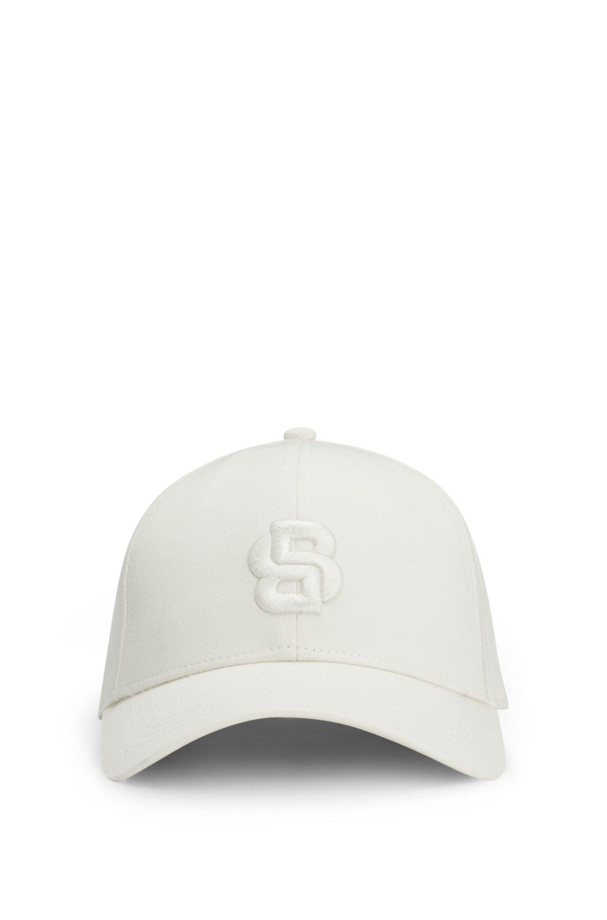 Cotton-twill cap with embroidered Double B monogram Product Image