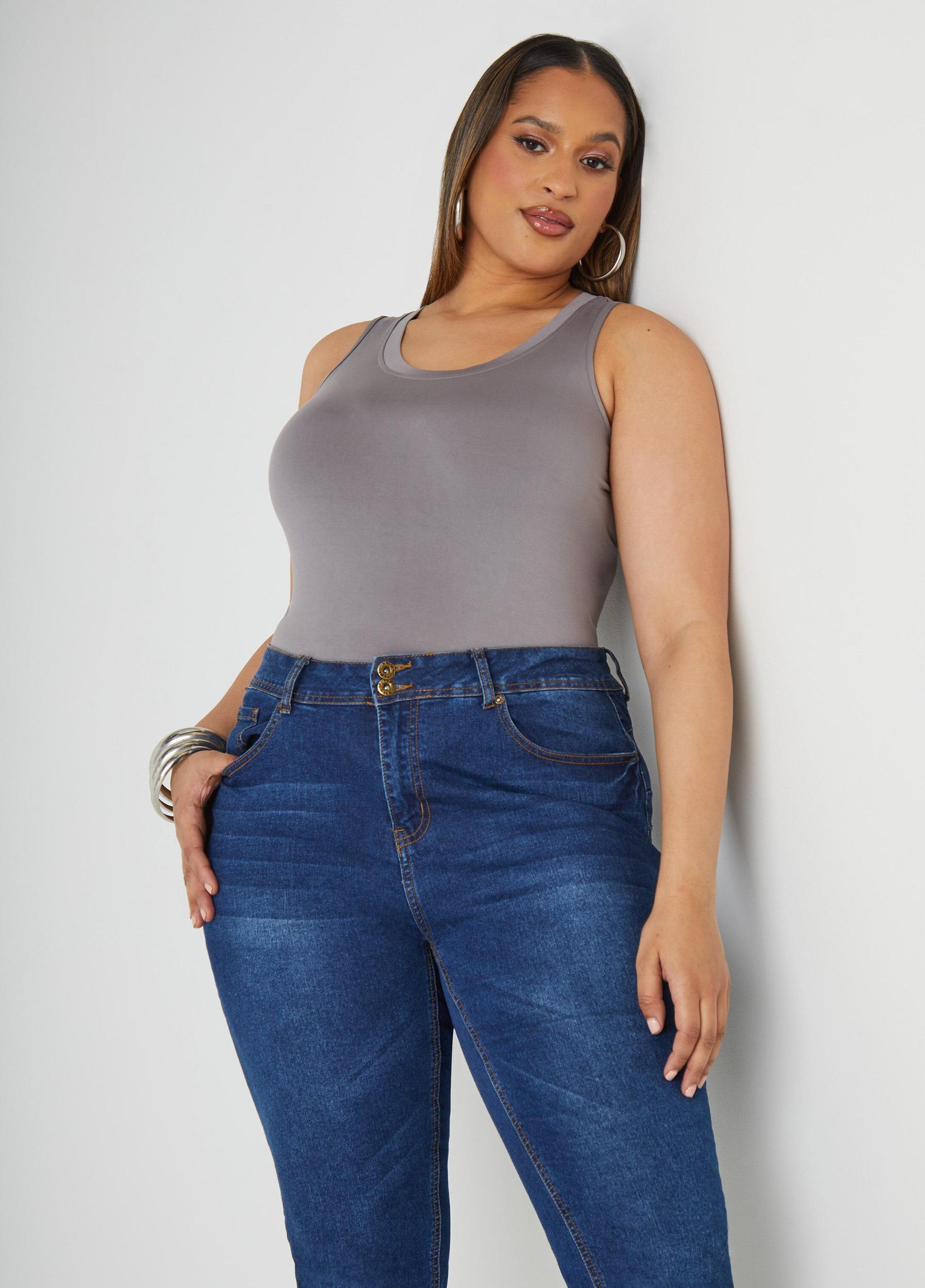 Plus Size The Basic Tank Top Ashley Stewart Product Image
