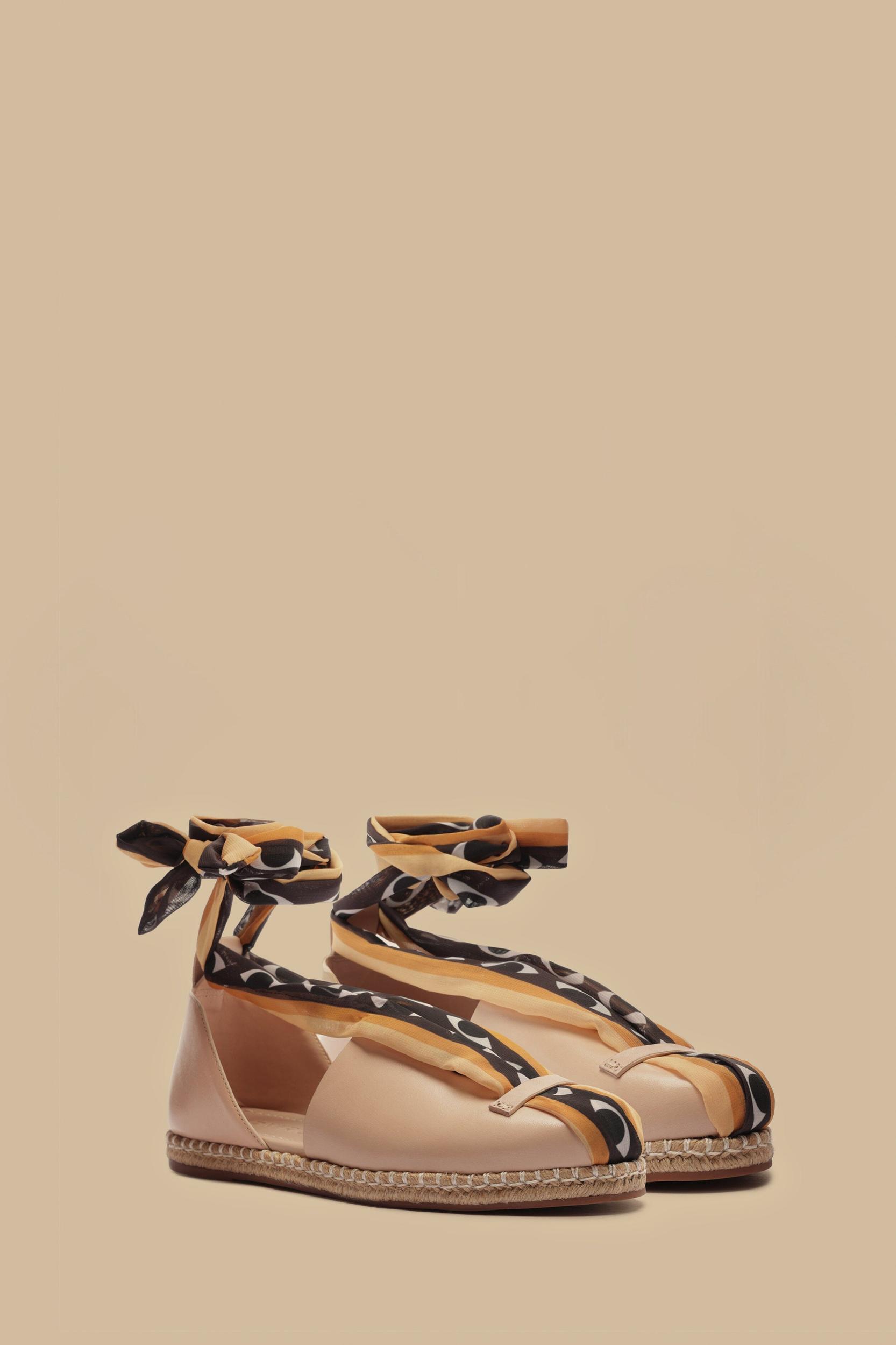 Blush Lace Up Espadrille Sandal Product Image