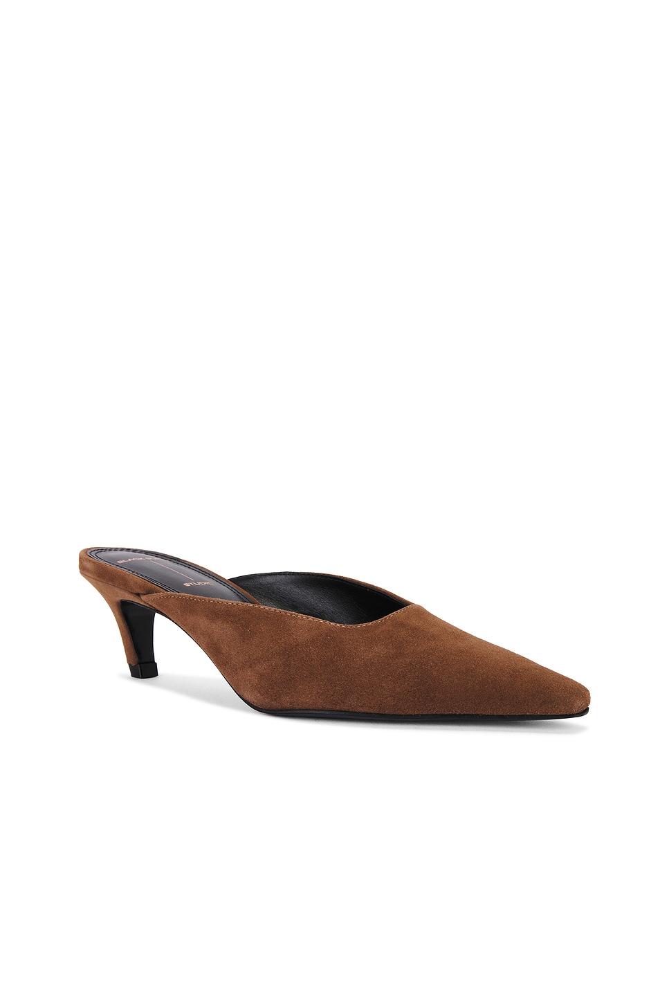 Logan 50 Mule BLACK SUEDE STUDIO Product Image