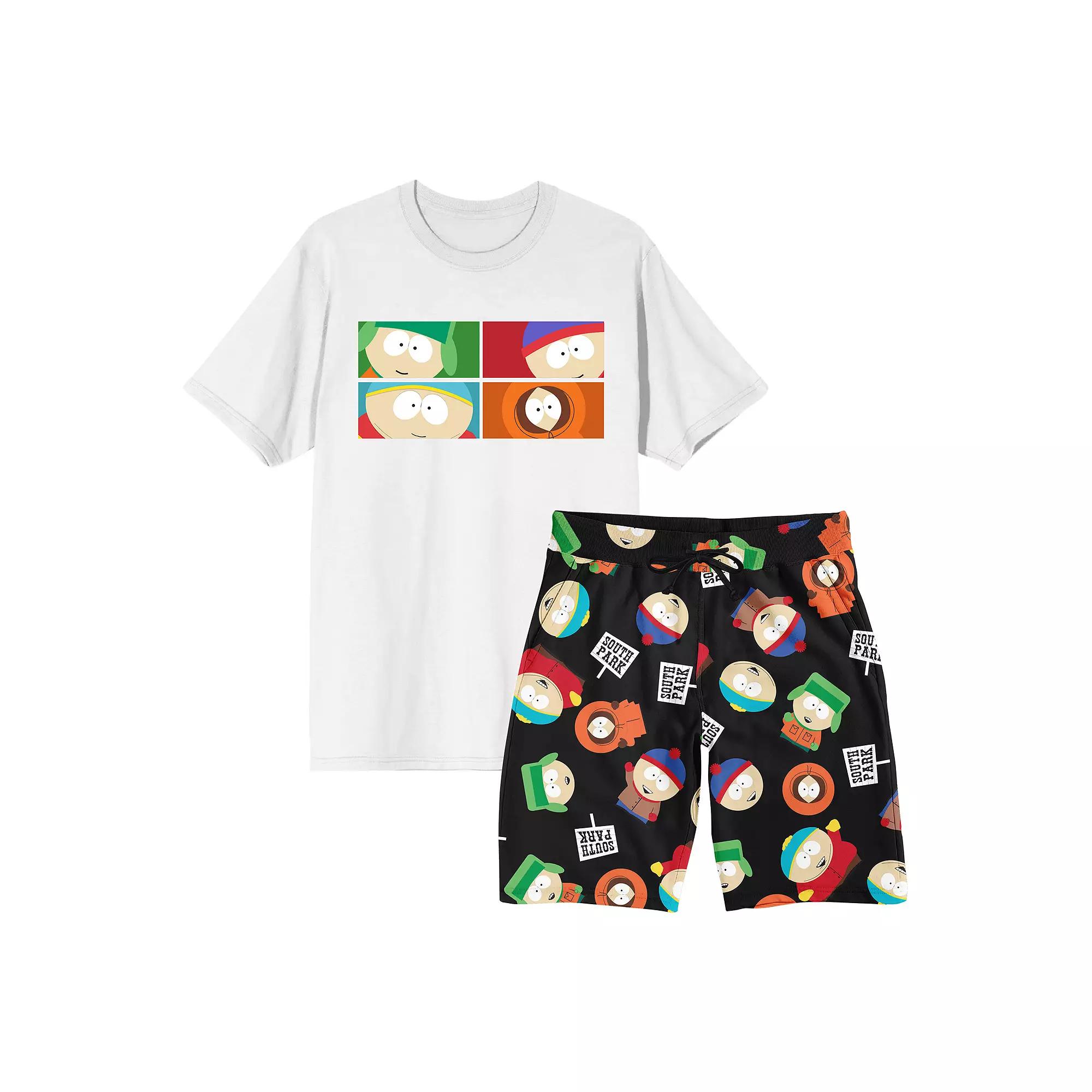 Men's South Park 2-Piece Pajama Top & Pajama Shorts Set,  Product Image