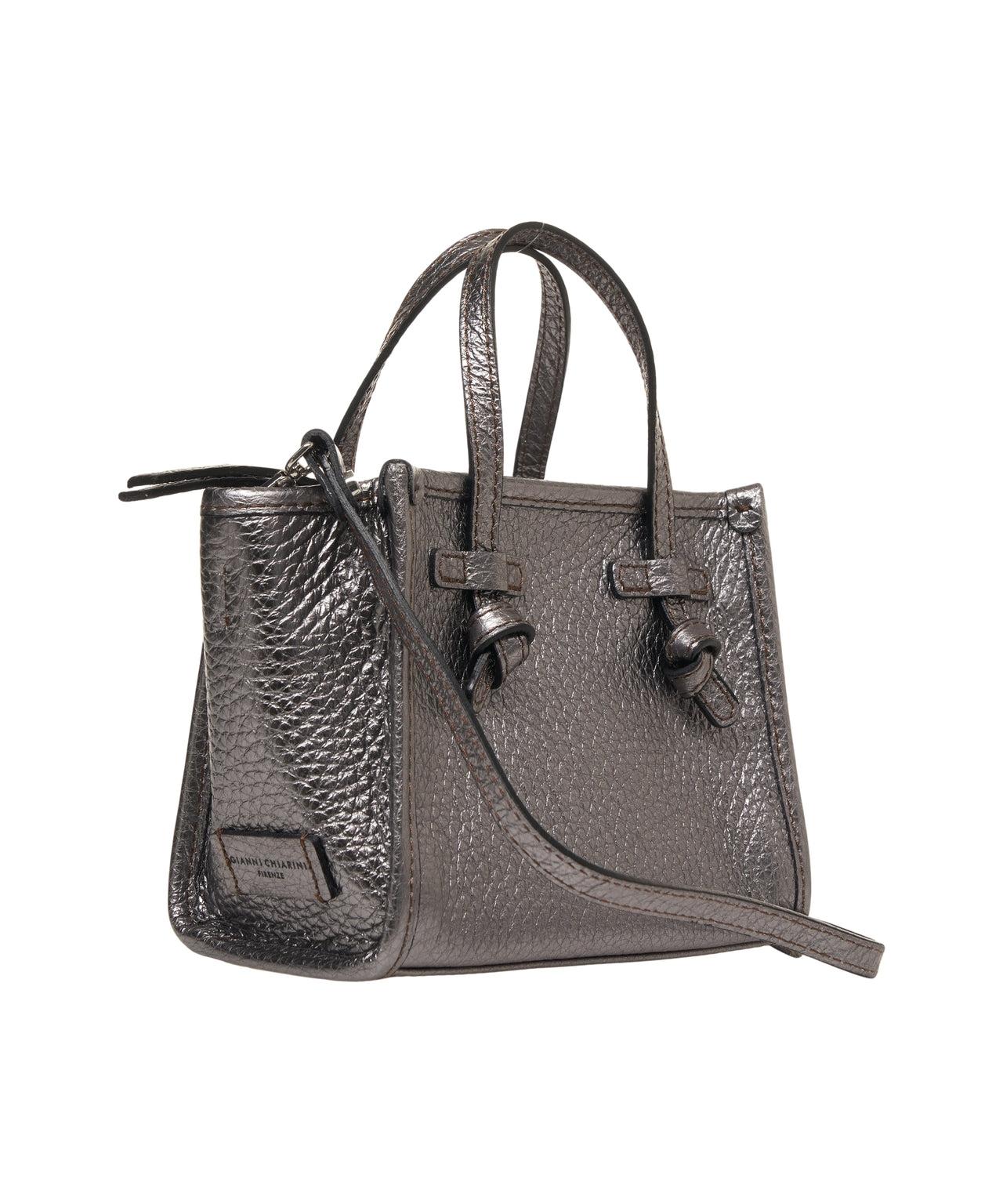 Grained leather hand bag Product Image
