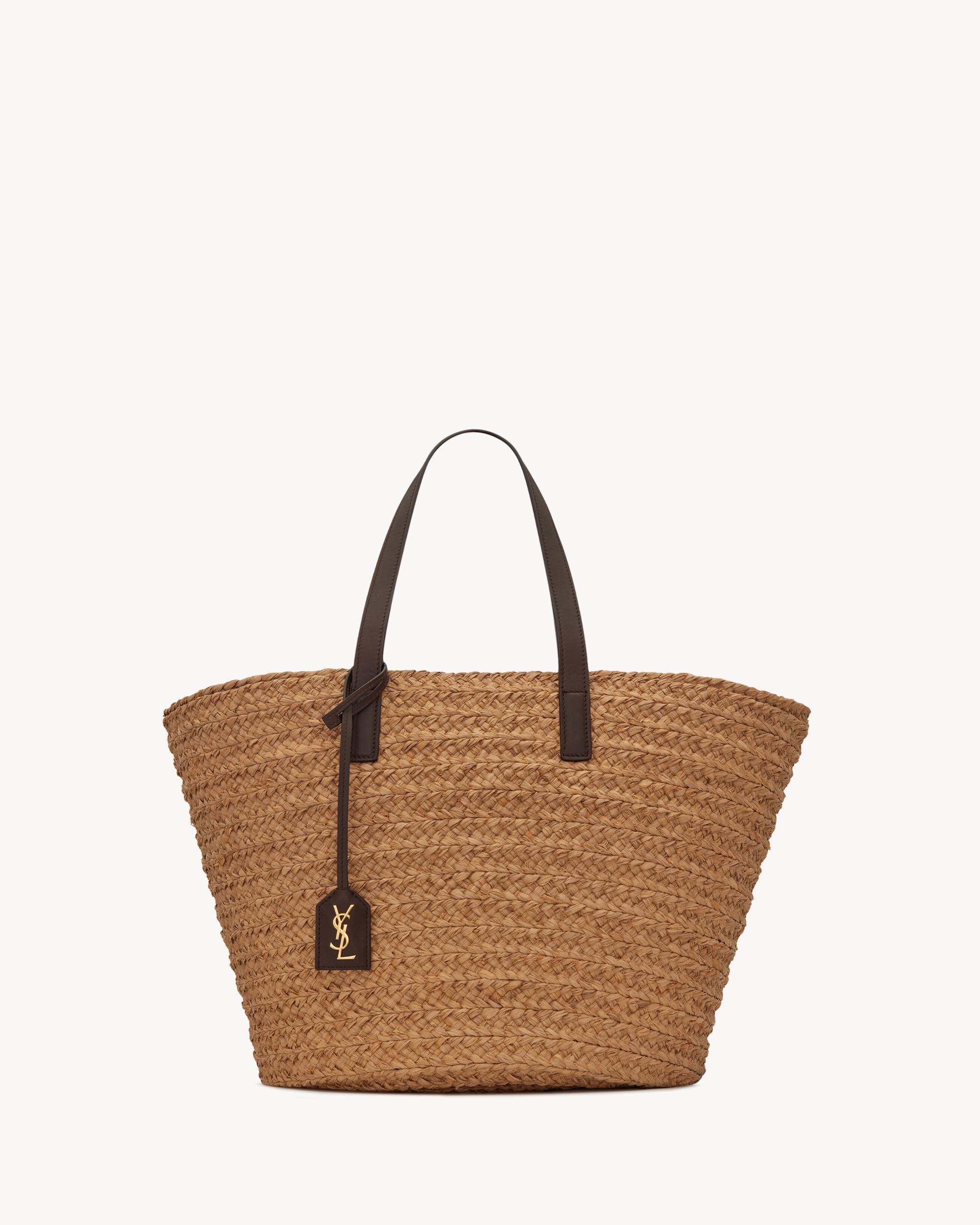 PANIER Medium bag in raffia Product Image