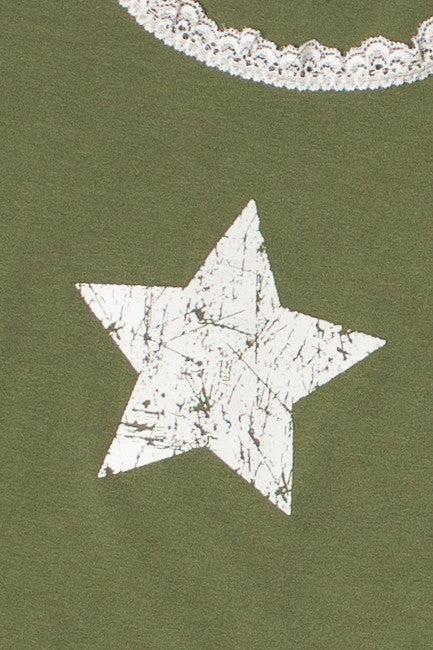 Lace Trim Star Tank Top Product Image