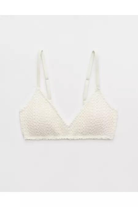Aerie Cloudweave Crochet Voop Bikini Top Women's Product Image
