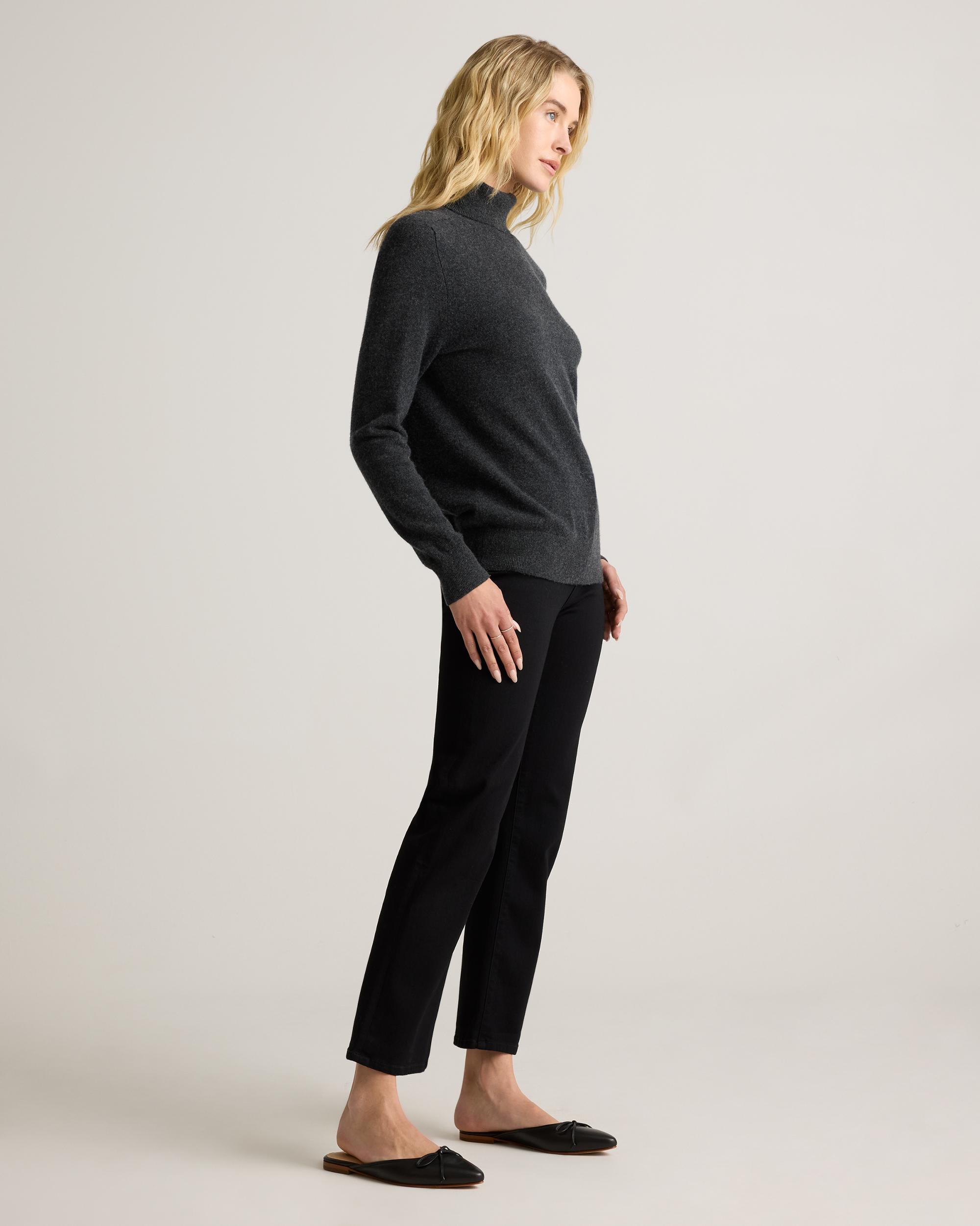 Quince | Women's Mongolian Cashmere Turtleneck Sweater Product Image