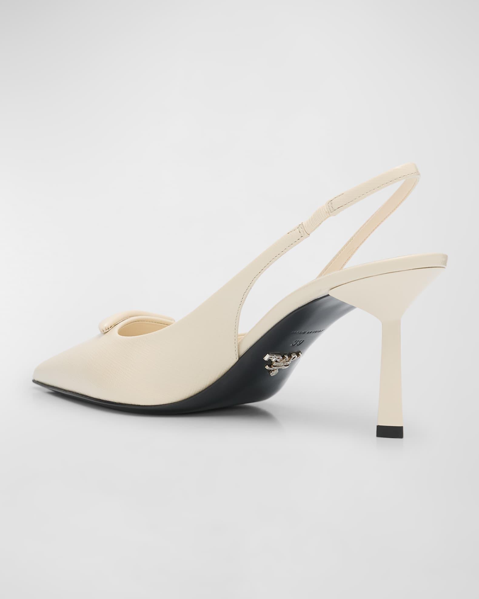 Vernice Leather Slingback Pumps Product Image