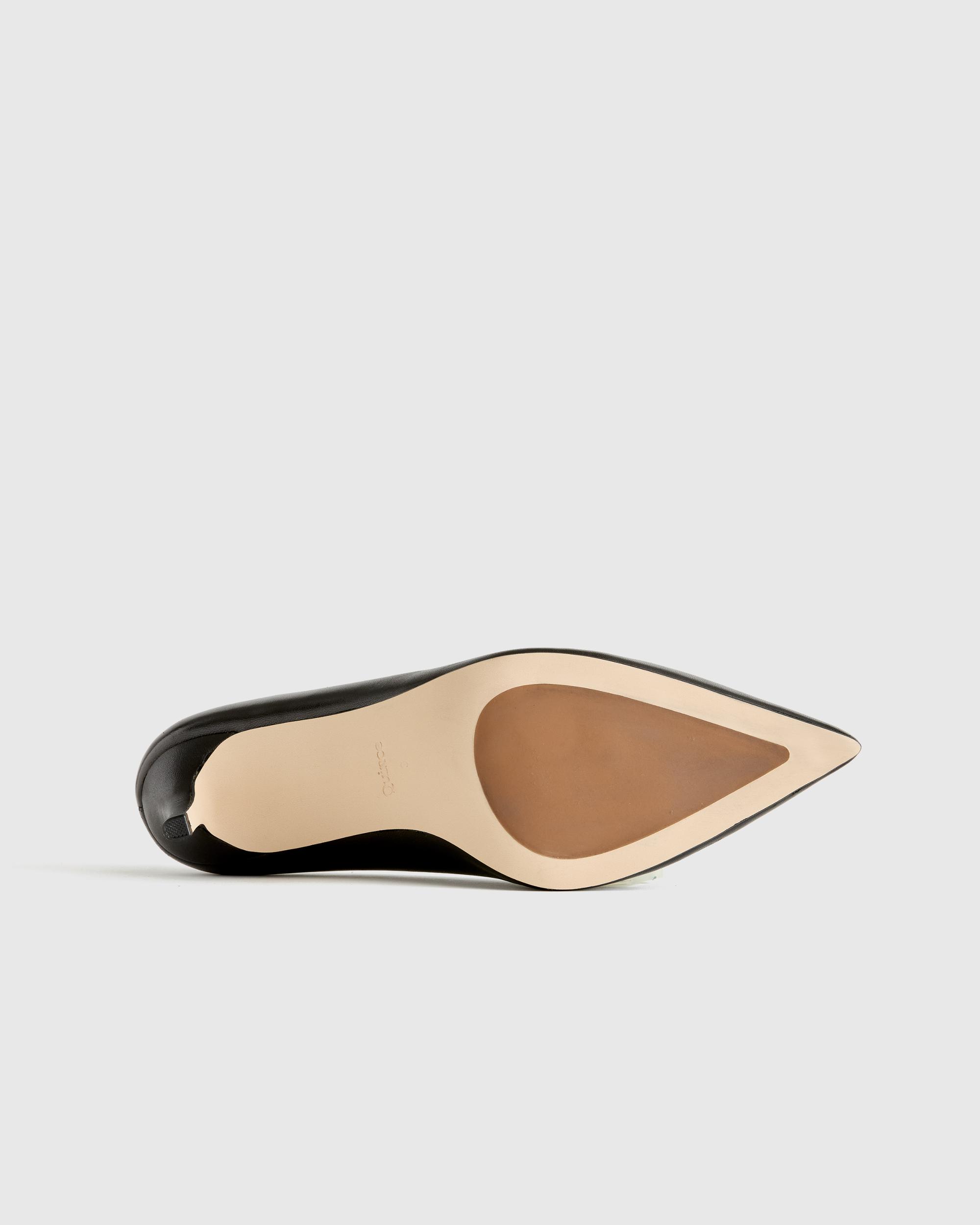 Quince | Women's Italian Leather 75mm Pointy Toe Pump Product Image