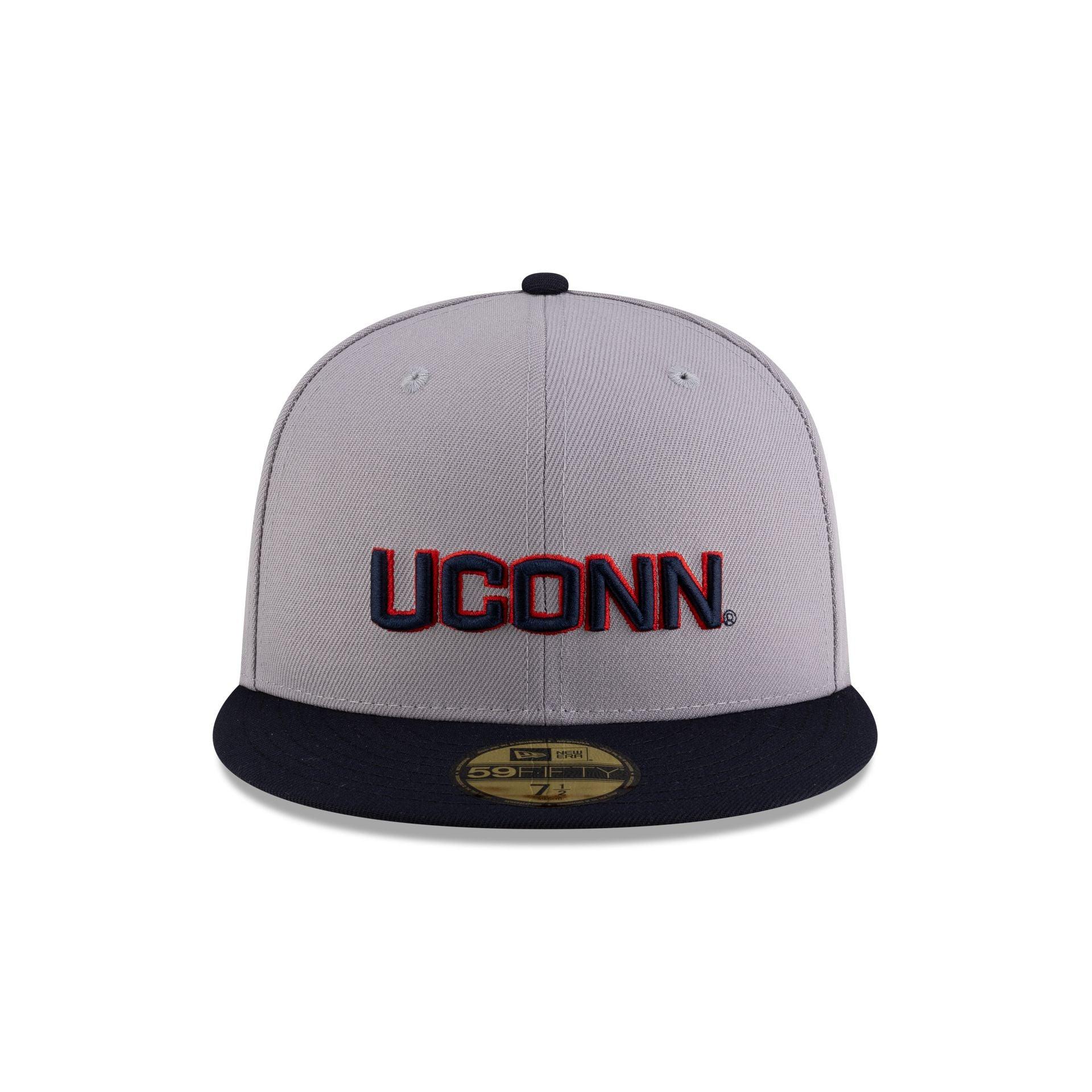 Connecticut Huskies Gray Navy 59FIFTY Fitted Male Product Image