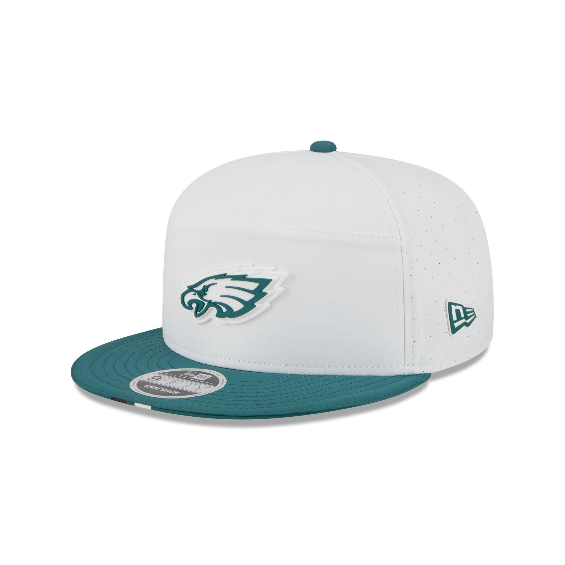 Philadelphia Eagles 2025 Training Split Panel 9FIFTY Snapback Hat Male Product Image