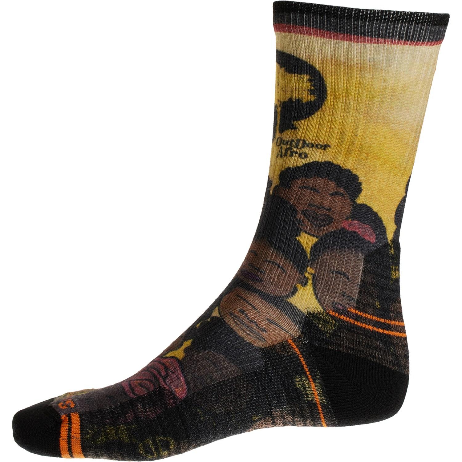 SmartWool Light Cushion Outdoor Afro Hiking Socks - Crew, Merino Wool Product Image