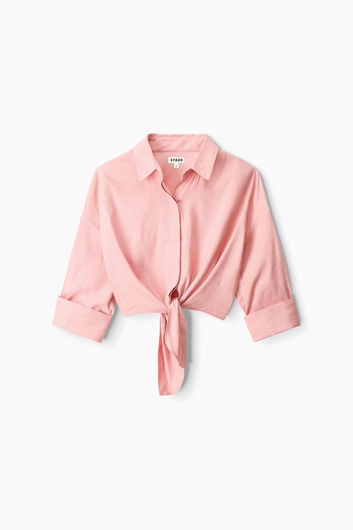 LISA LINEN TOP | FADED BLUSH Product Image