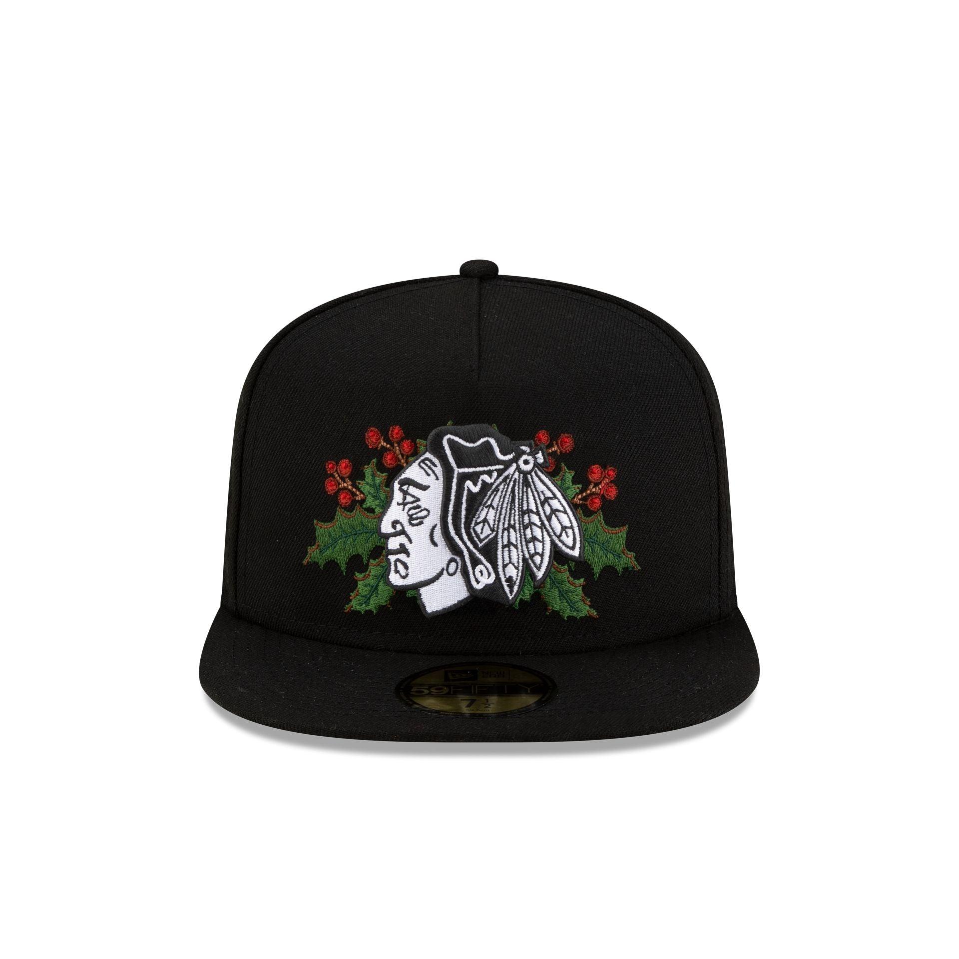 New Era Cap Navy Melton Wool 59FIFTY A-Frame Fitted Hat Male Product Image