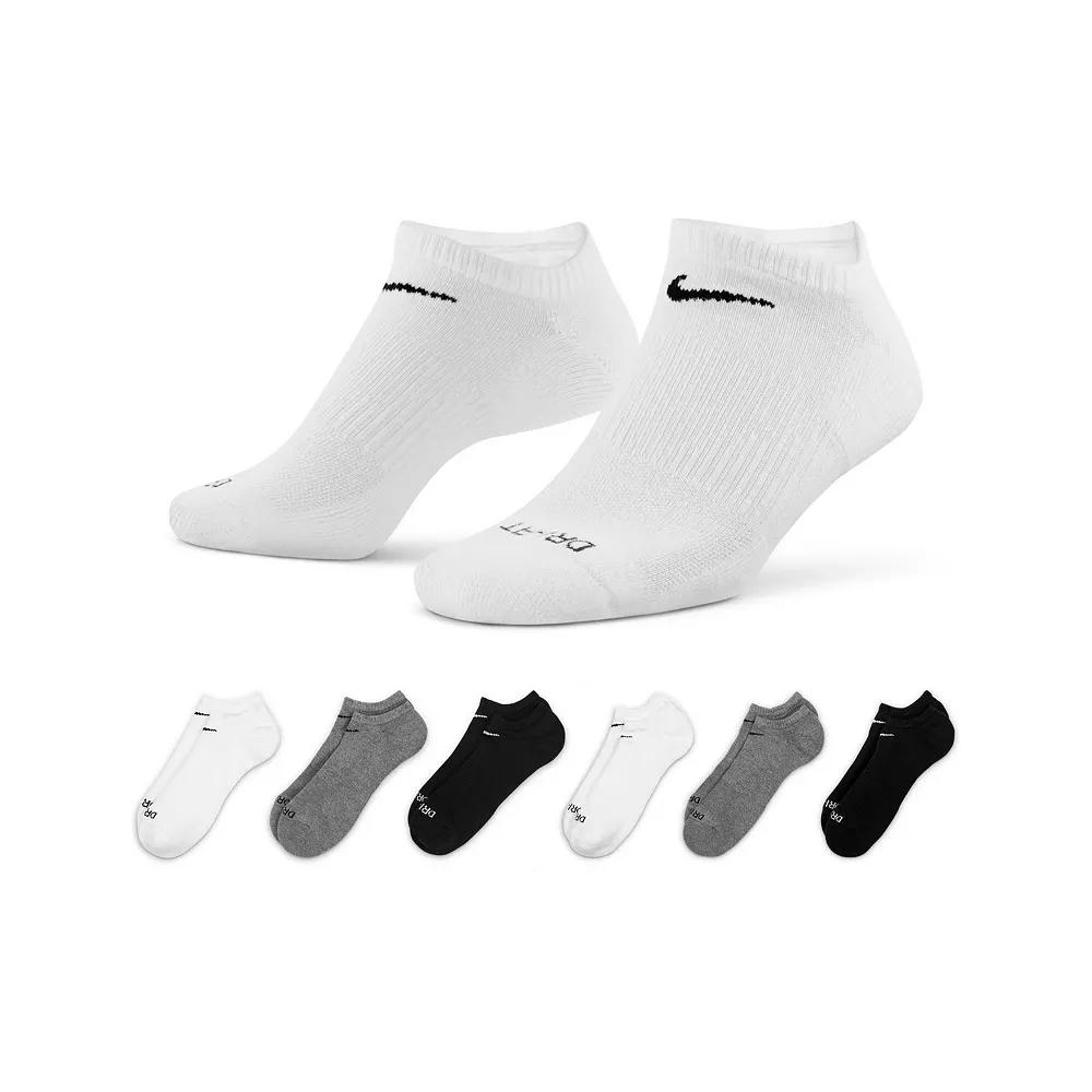 Men's Nike 6-pack Everyday Plus Cushion No-Show Training Socks,  Product Image