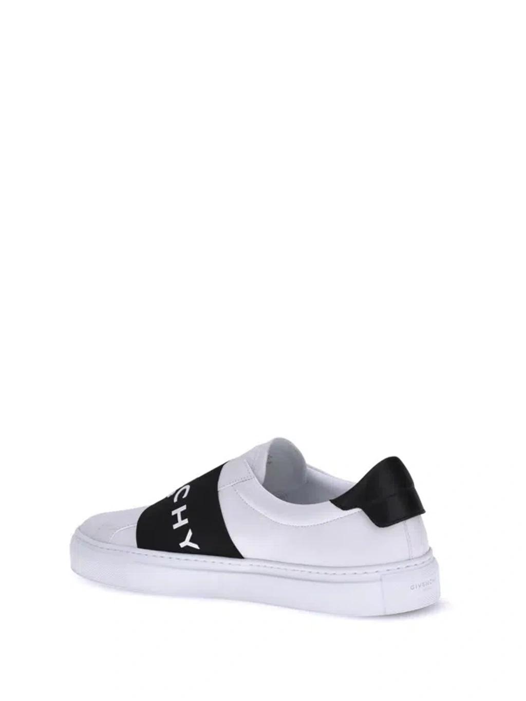 GIVENCHY Urban Street Sneakers In Leather With Elastic Band In Multi Product Image