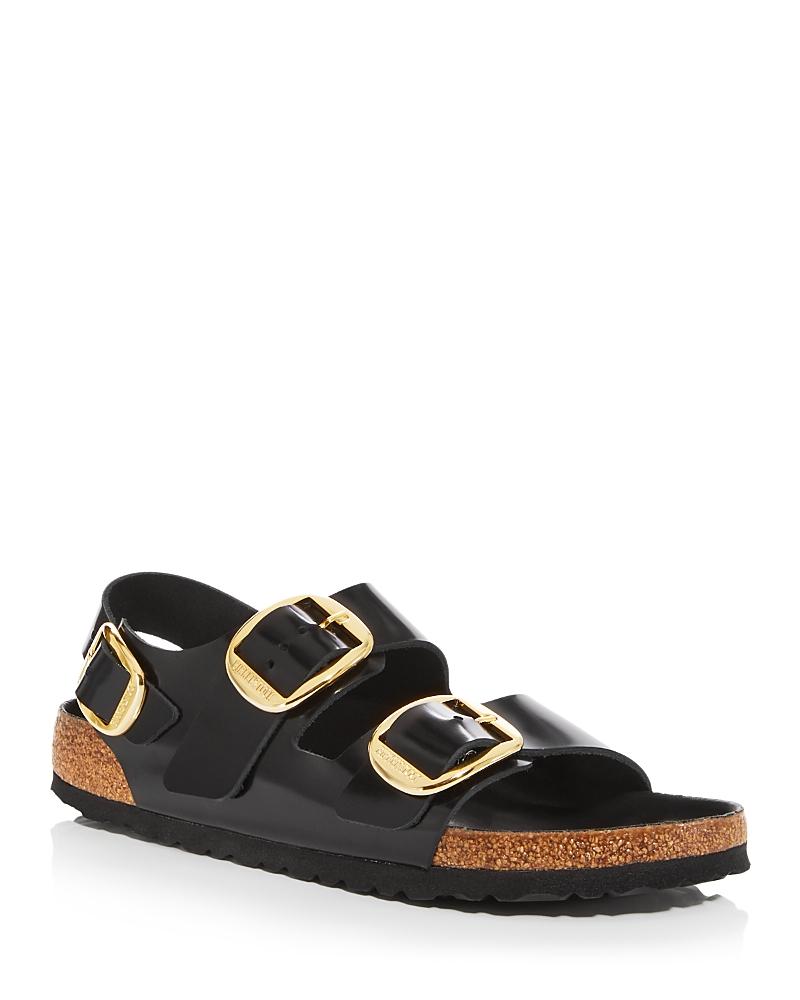 Birkenstock Womens Milano High Shine Big Buckle Sandals Product Image