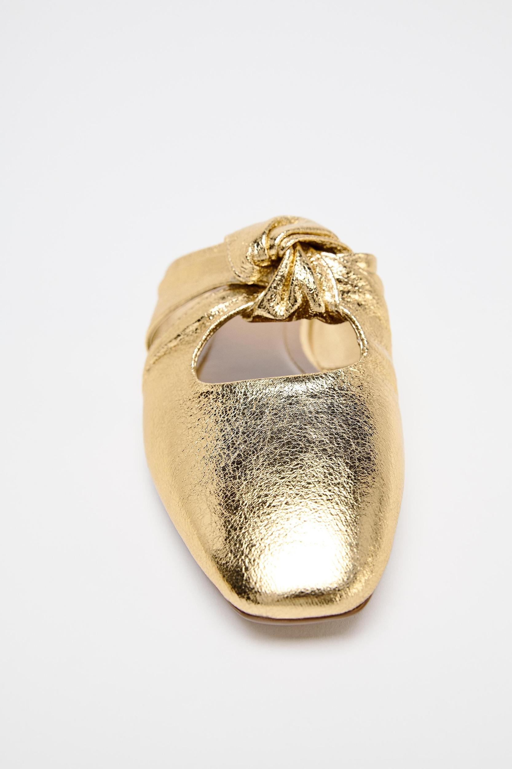 METALLIC KNOT MULE Product Image