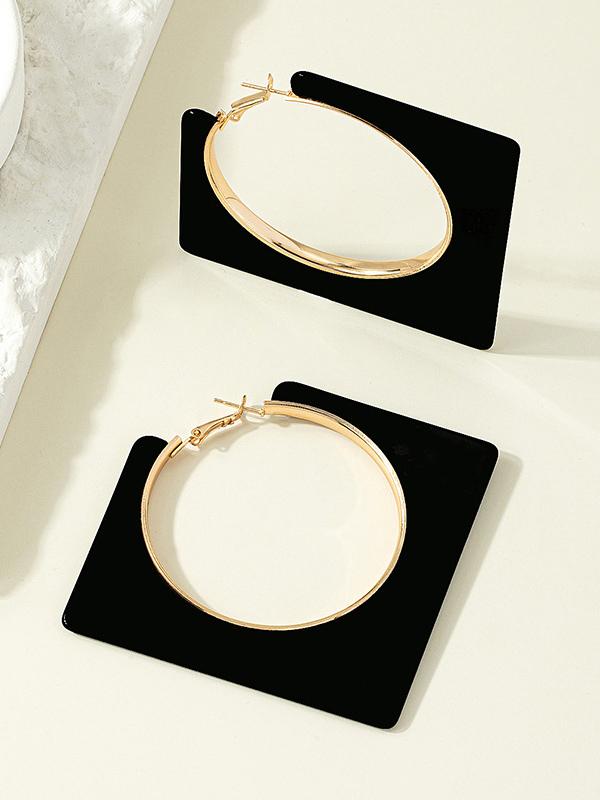 Normcore Geometric Drop Earrings Product Image