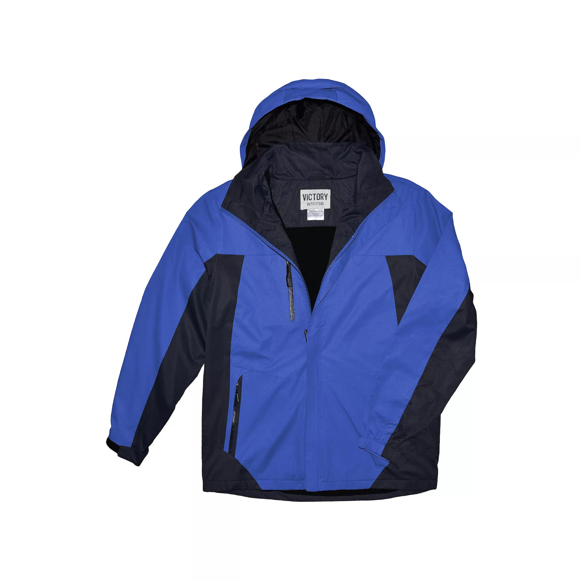 Men's Victory Outfitters Colorblock Polyester Fleece Lined Jacket, Size: XXL, Blue Product Image