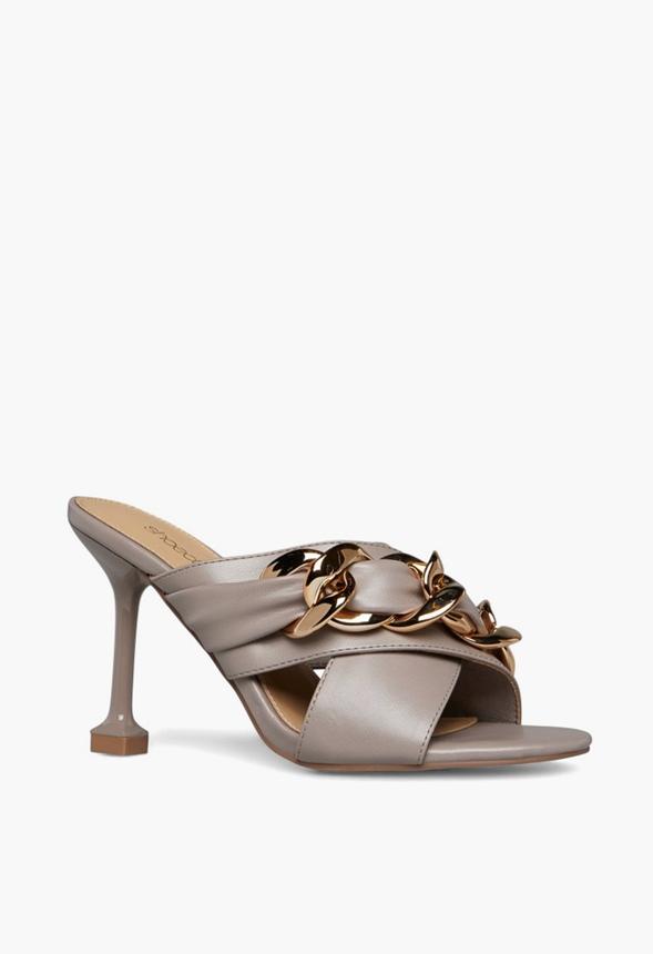 JustFab Margaux Platform Loafer Pump Womens Black/ White Size 8.5 Product Image