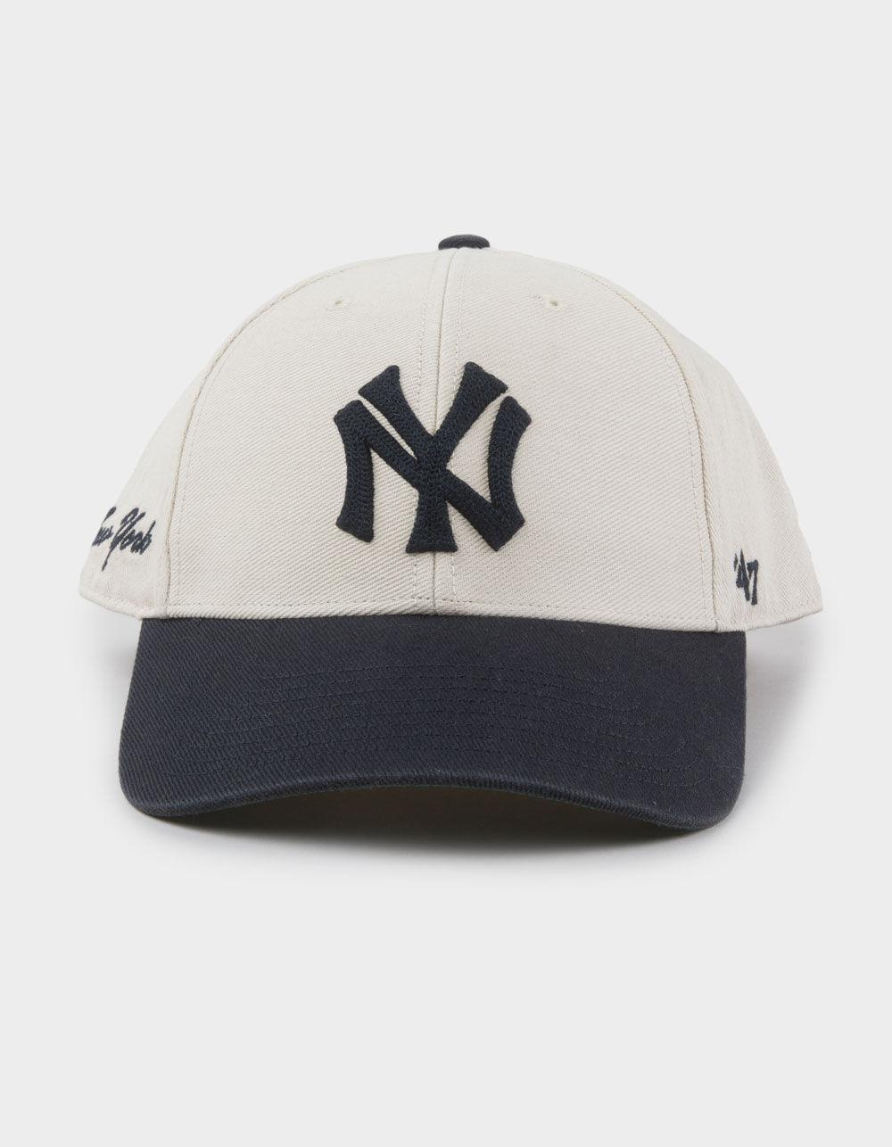 47 BRAND New York Yankees Cooperstown Fairfield '47 MVP Snapback Hat - Cream Combo Product Image
