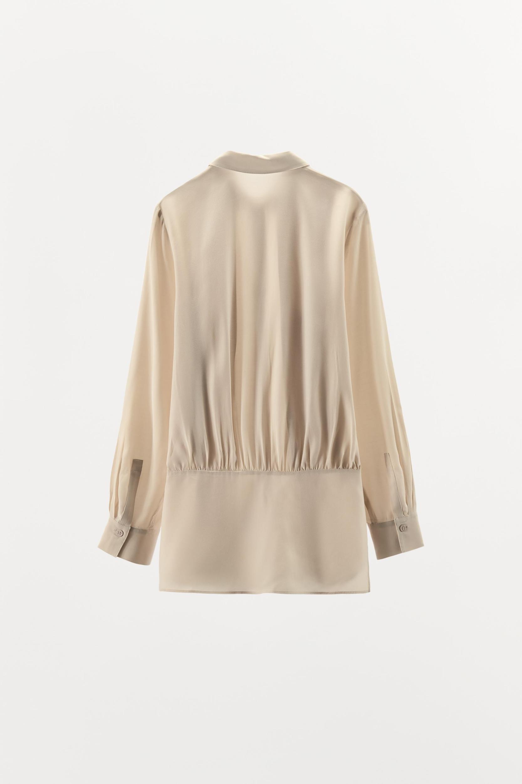 100% VISCOSE PLEATED SHIRT Product Image