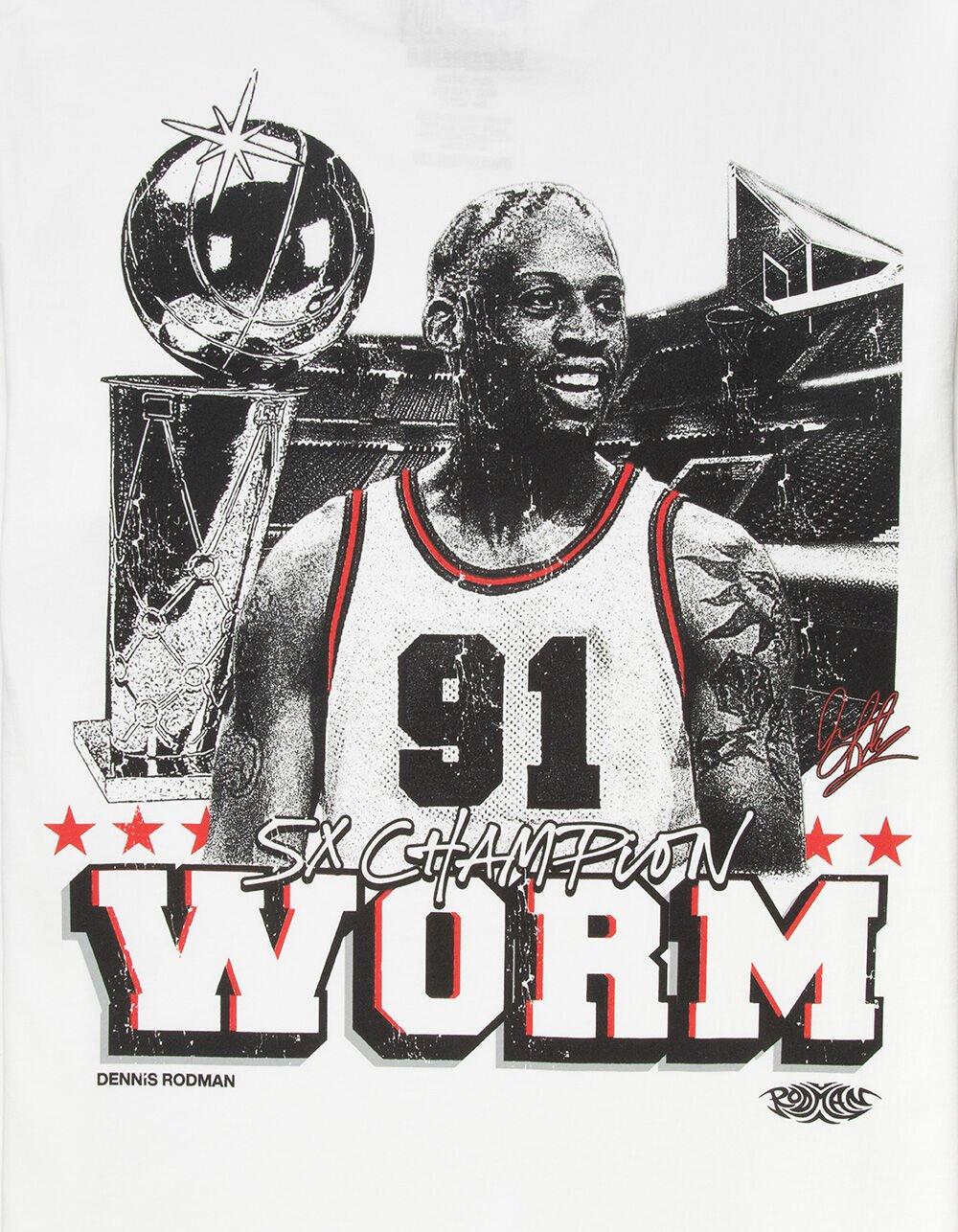 RODMAN 5X Champion Mens Boxy Tee - WHITE Product Image