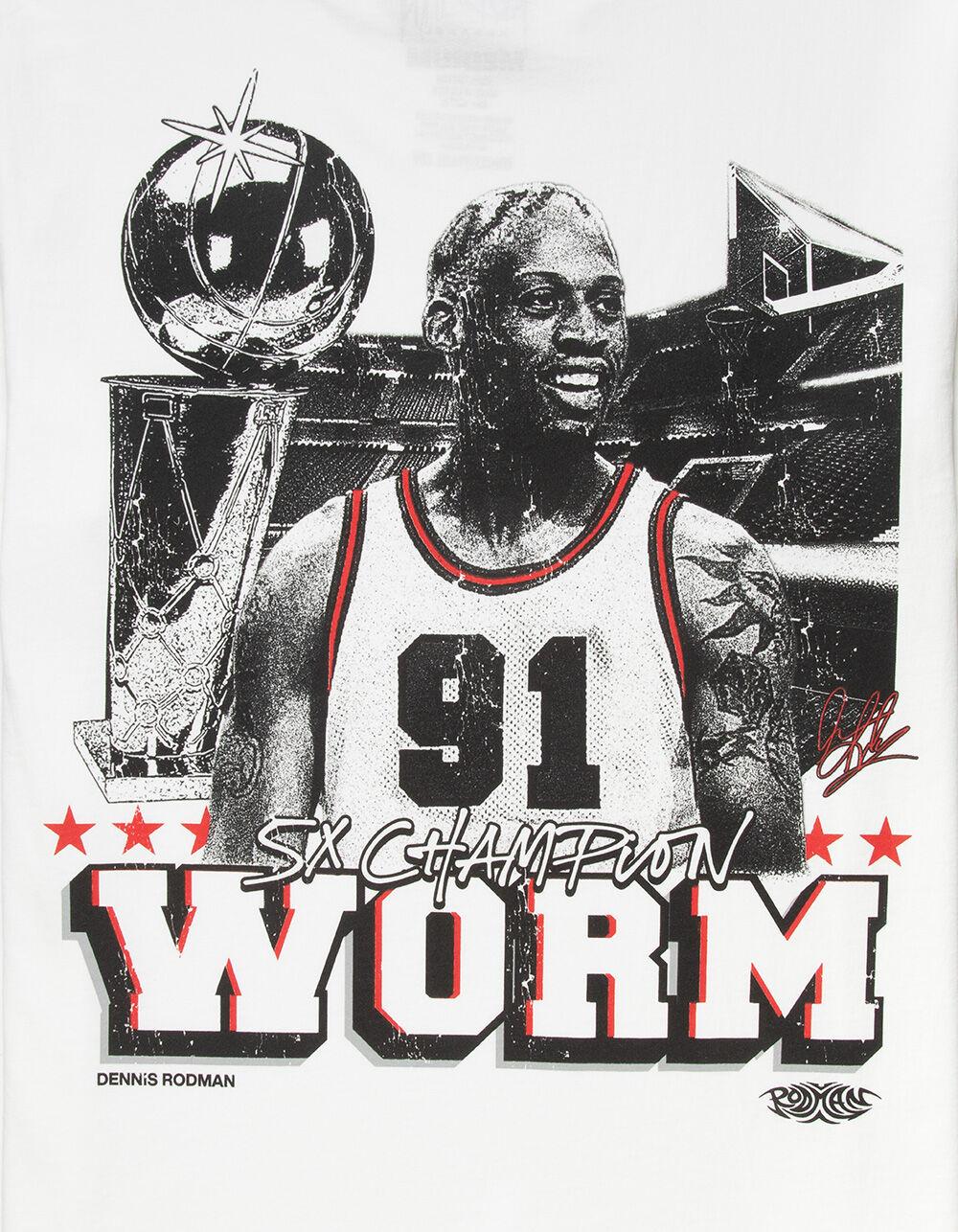 RODMAN 5X Champion Mens Boxy Tee - WHITE Product Image