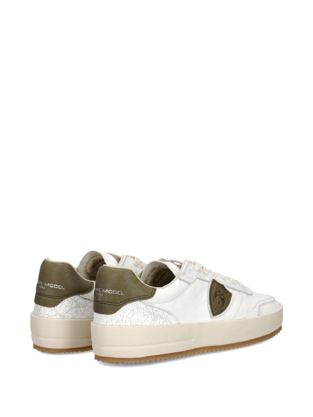 Nice leather-panelled sneakers Product Image