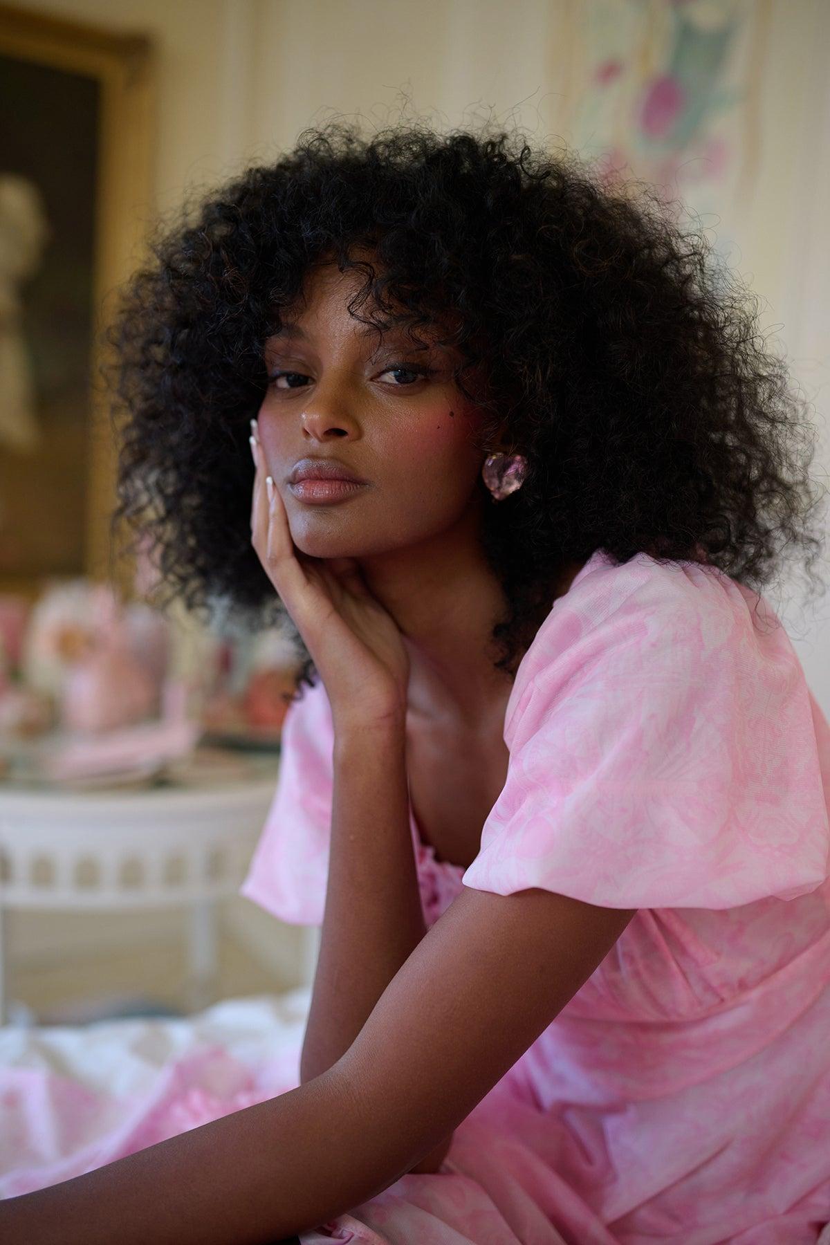 The Pink Porcelain Midi Nightie Product Image