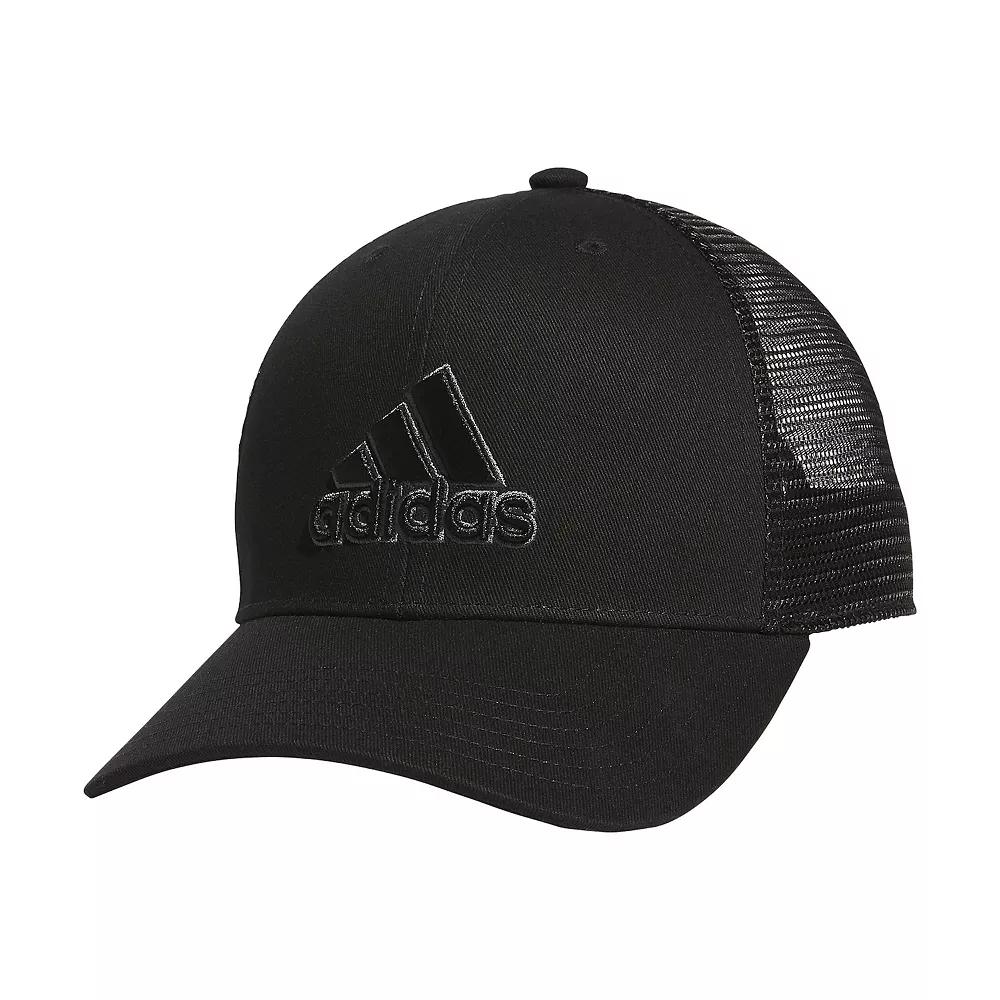 Men's adidas Structured Trucker Hat, Black Product Image