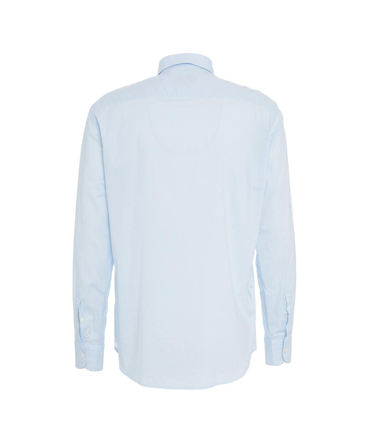 Cotton shirt with spread collar Product Image