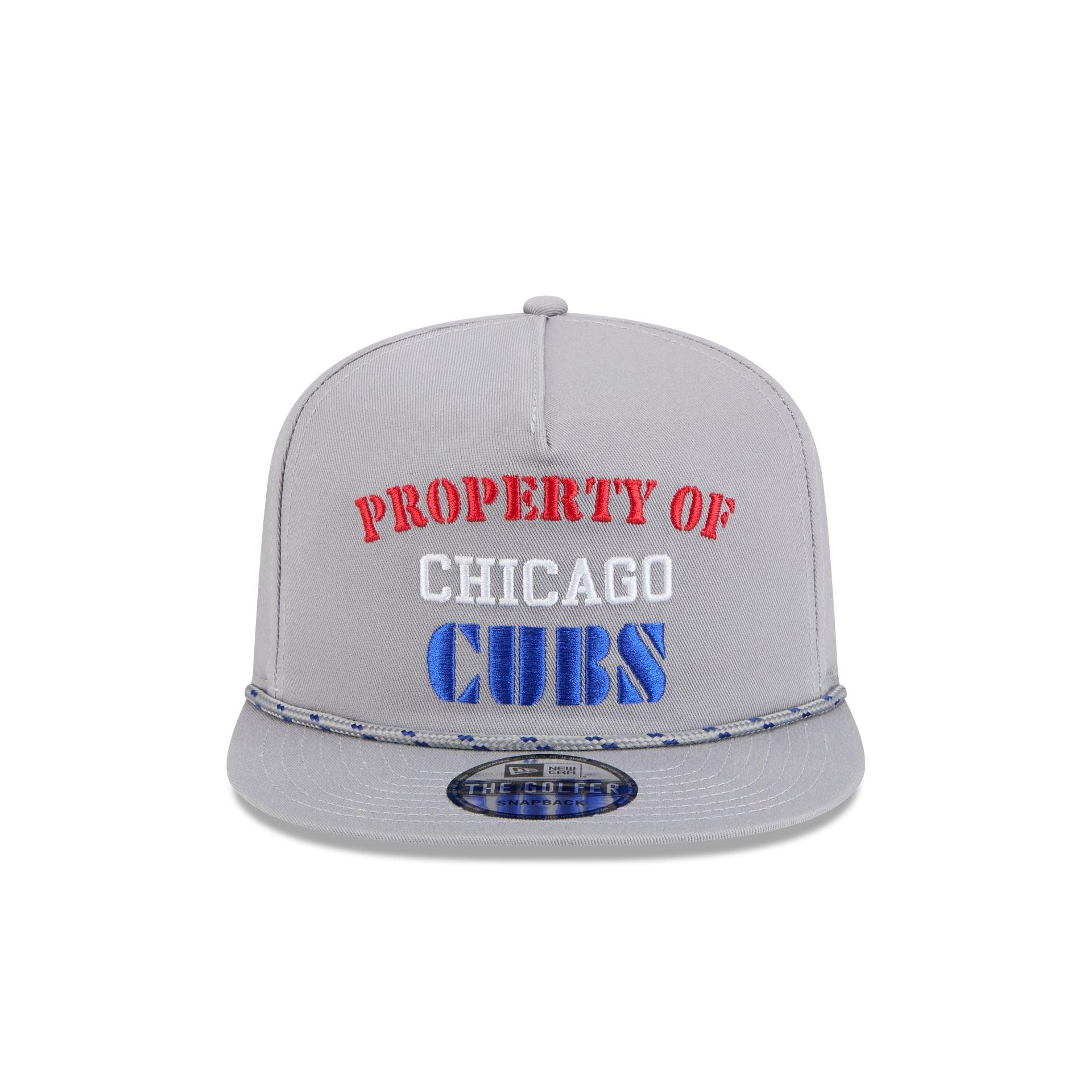 Chicago Cubs Vintage Gray Rope Golfer Hat Male Product Image