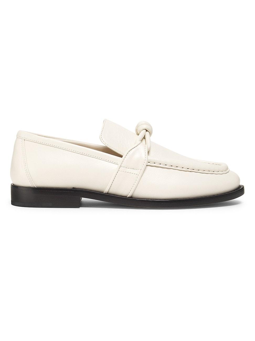 Womens Astaire Leather Knot Loafers Product Image